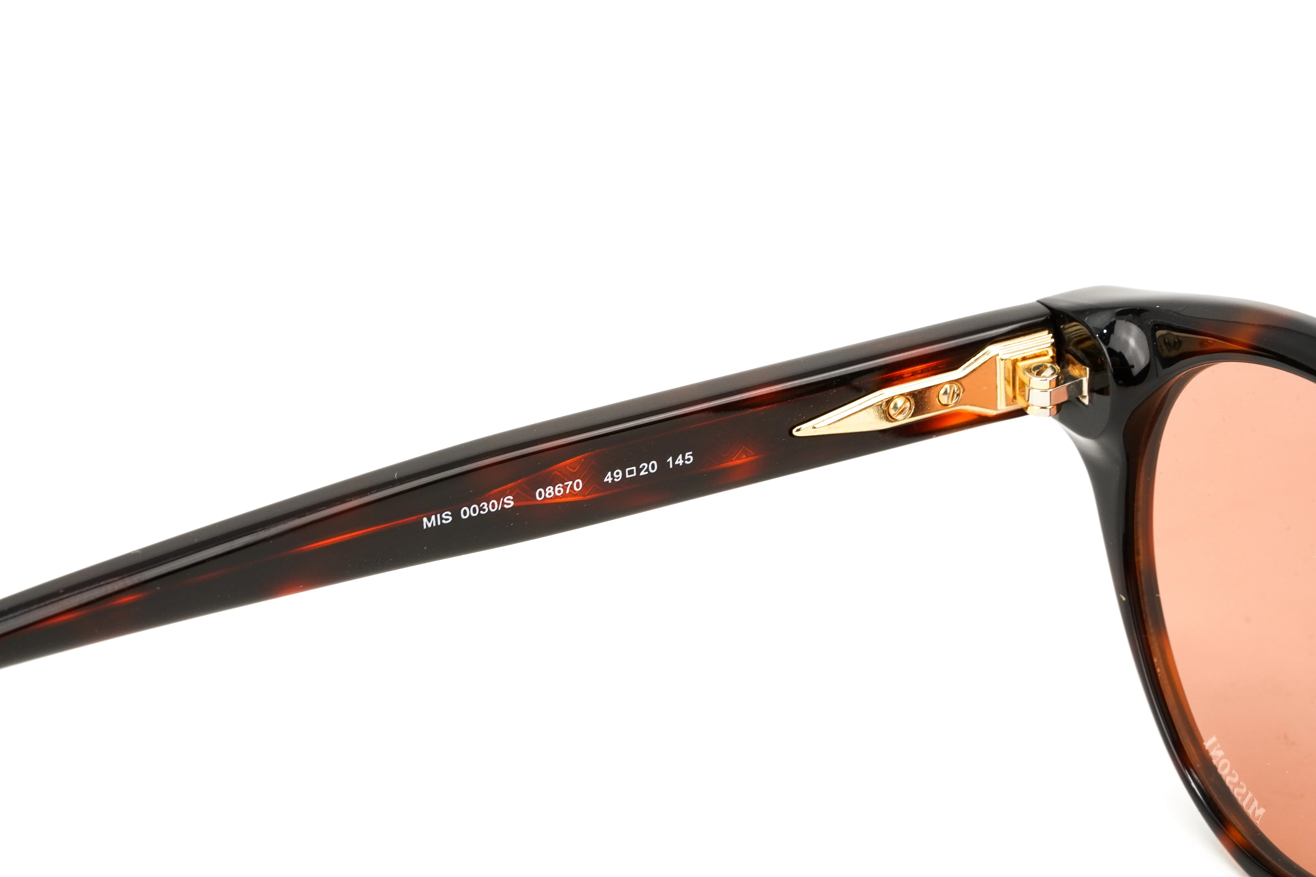 Missoni Women's Sunglasses Round Dark Havana - Image 4