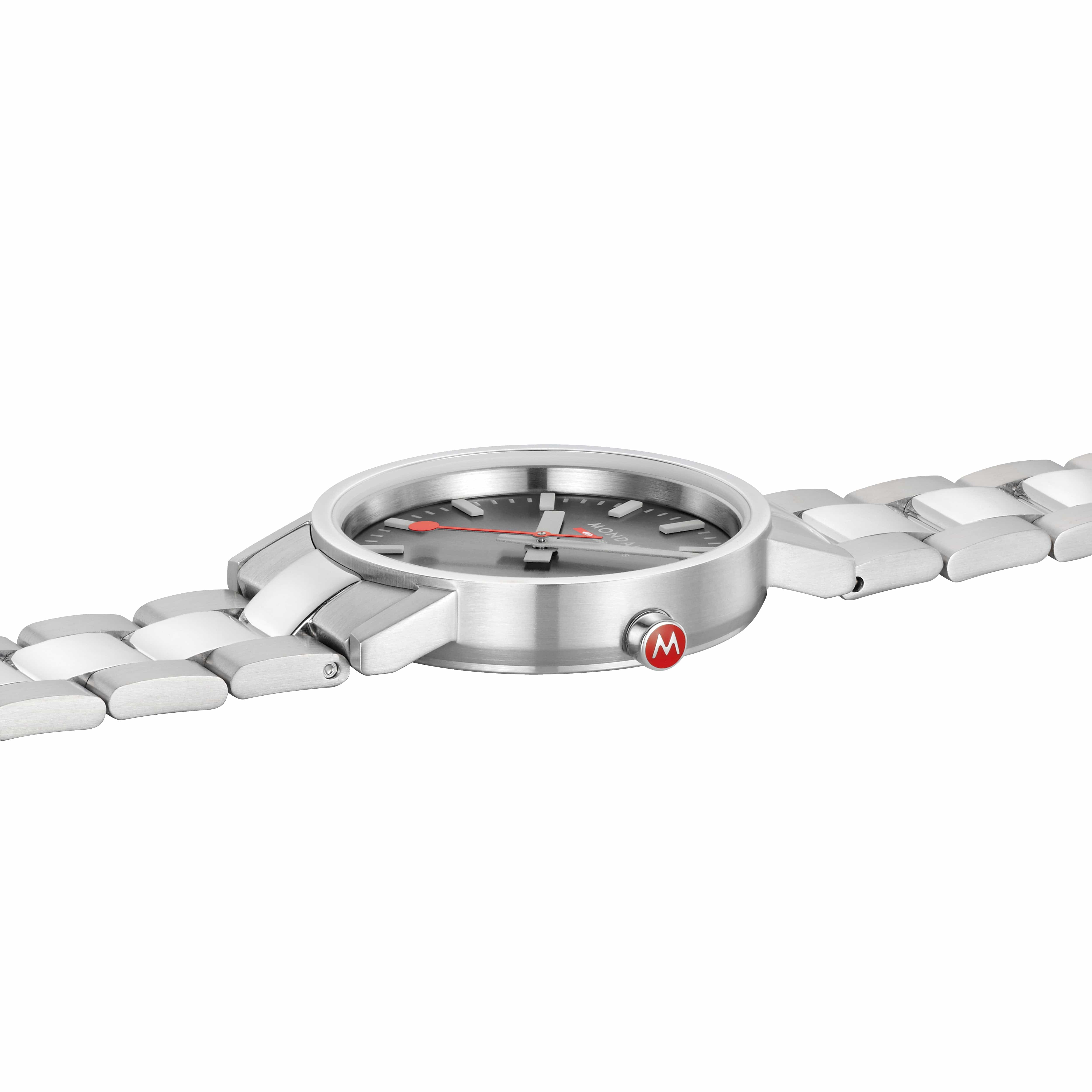 Mondaine Classic 30mm Ladies' Grey Watch - Image 4