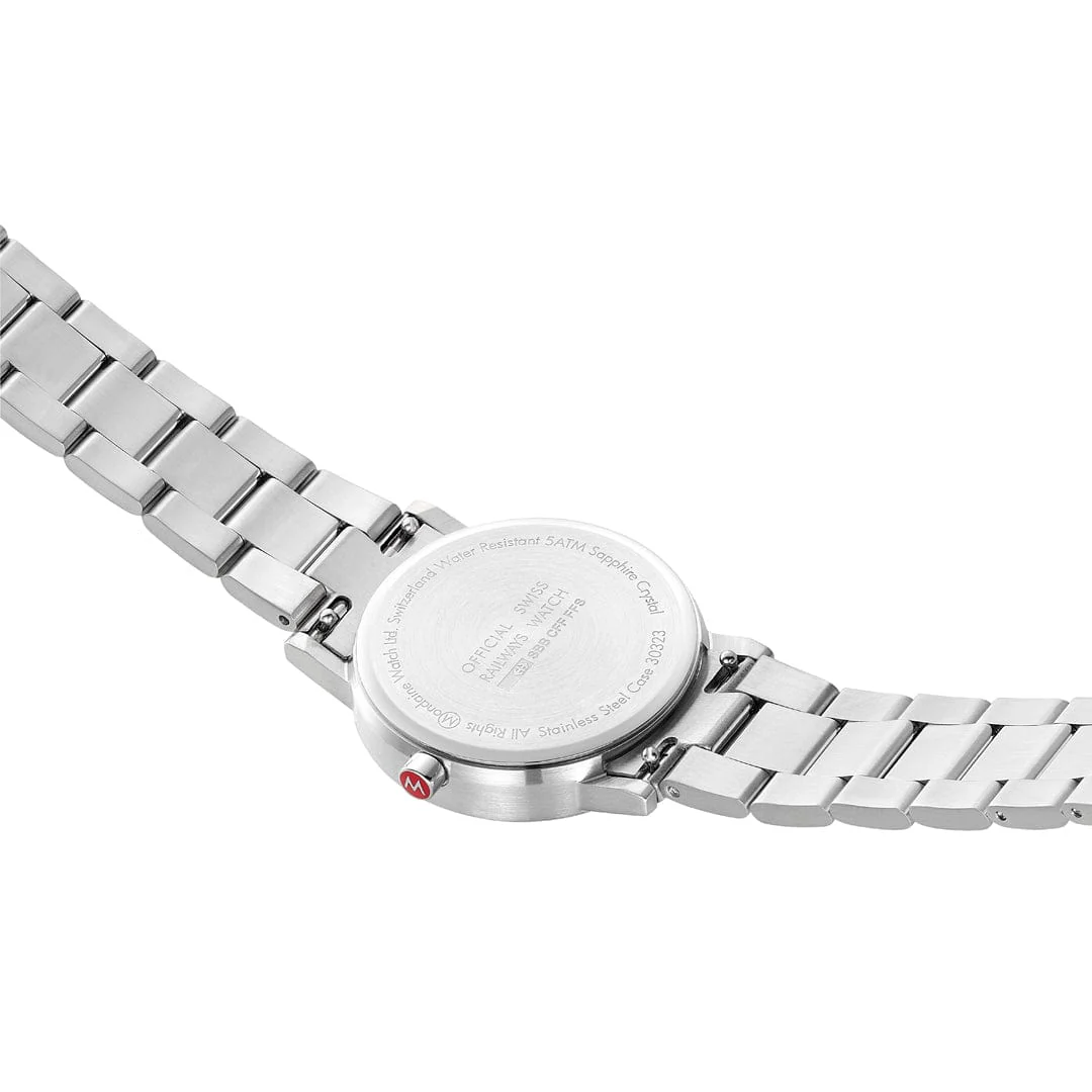 Mondaine Classic 30mm Ladies' White Watch - Image 3