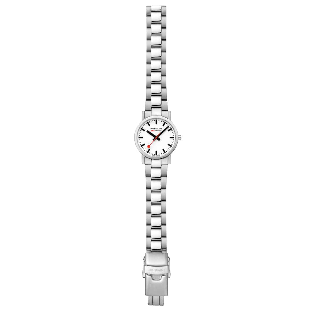 Mondaine Classic 30mm Ladies' White Watch - Image 6