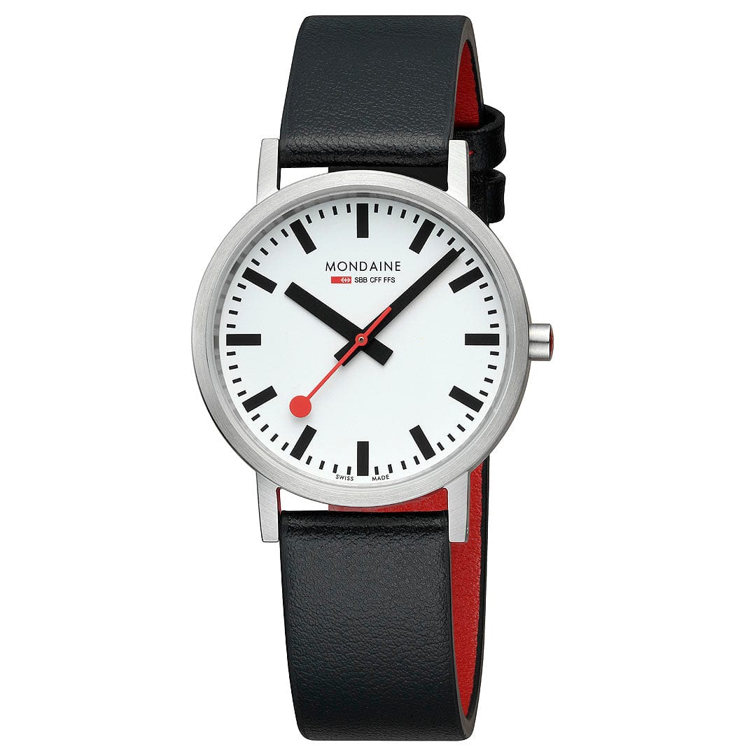 Mondaine Classic 36mm Ladies' White Watch - Image 9