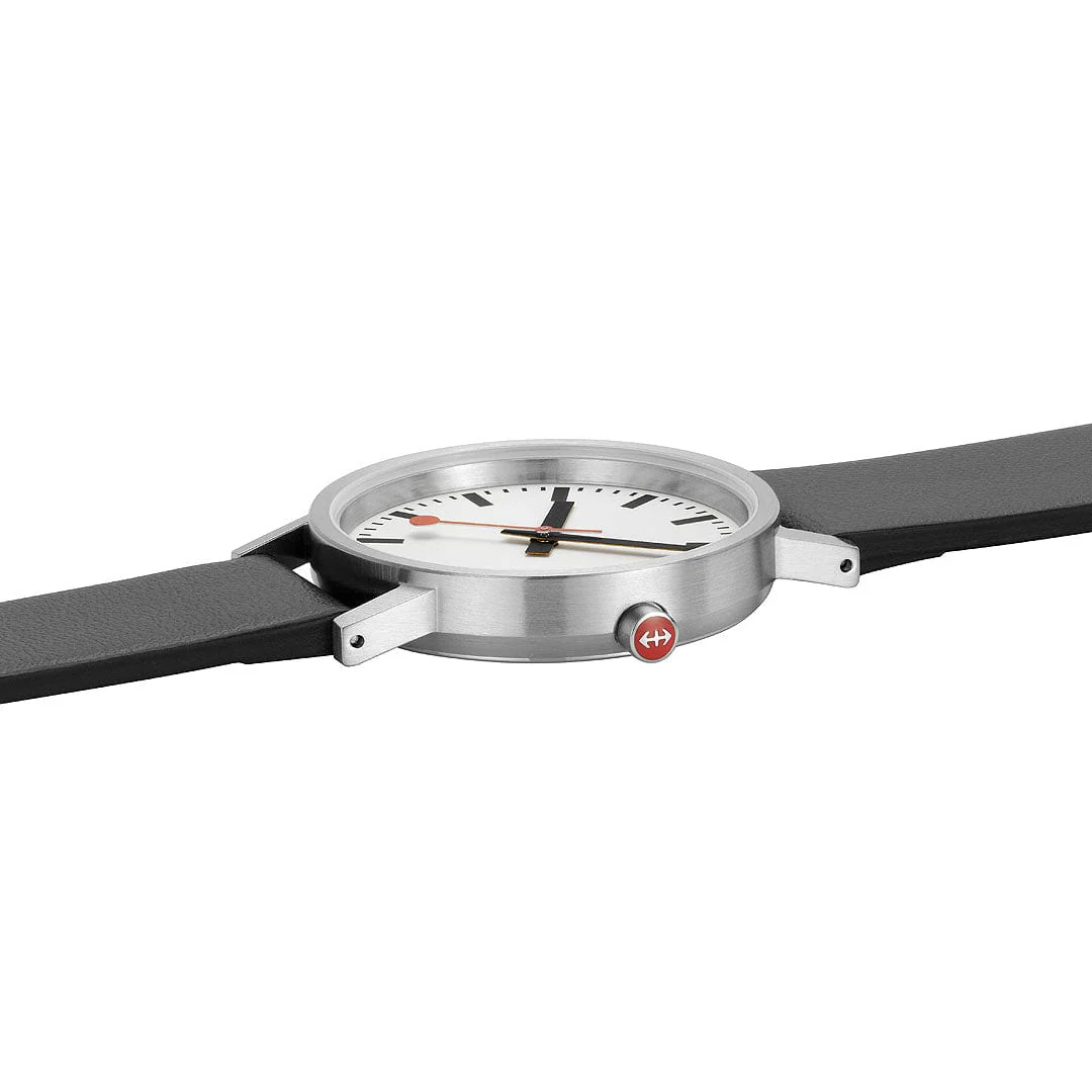 Mondaine Classic 40mm White Watch - Image 4