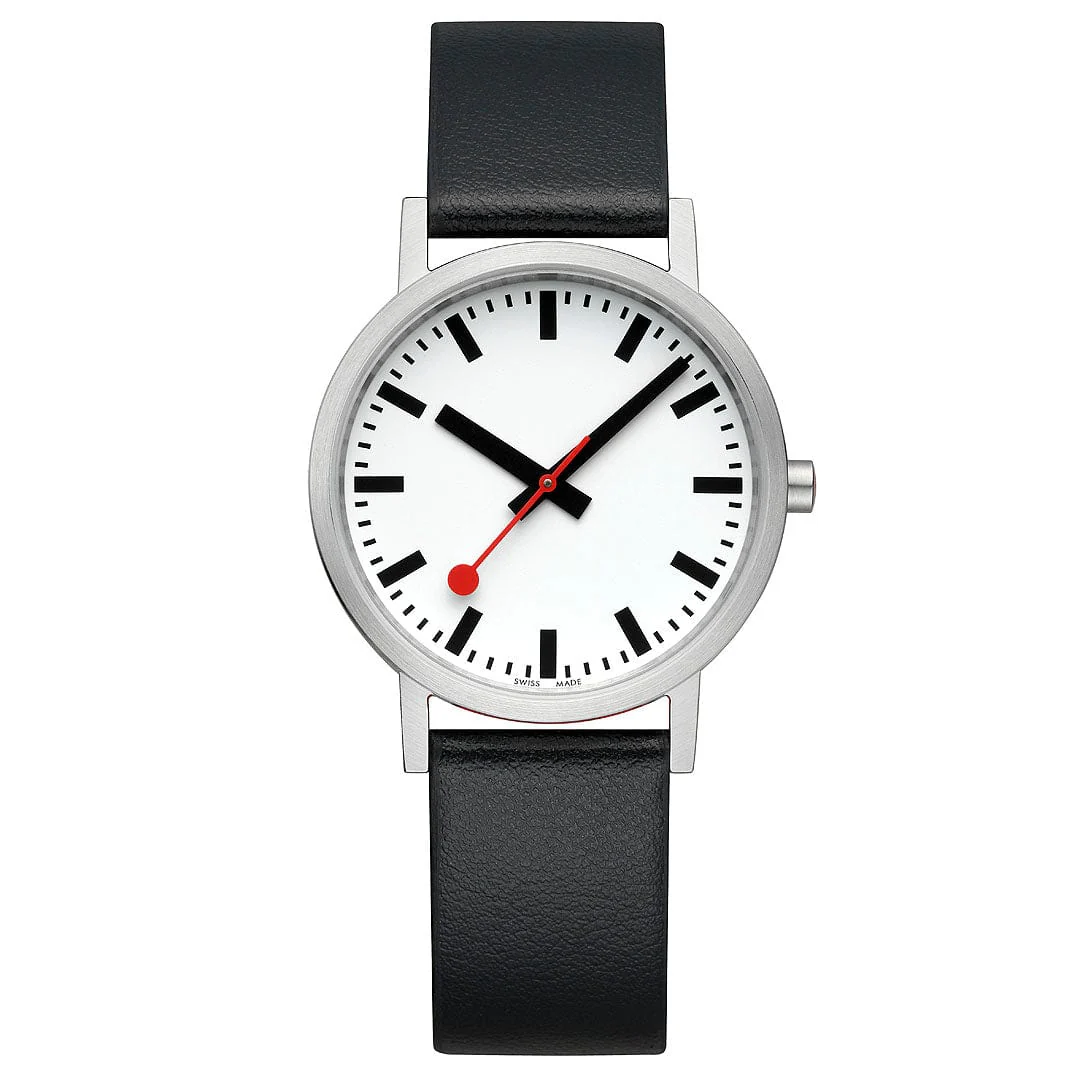 Mondaine Classic 40mm White Watch - Image 6