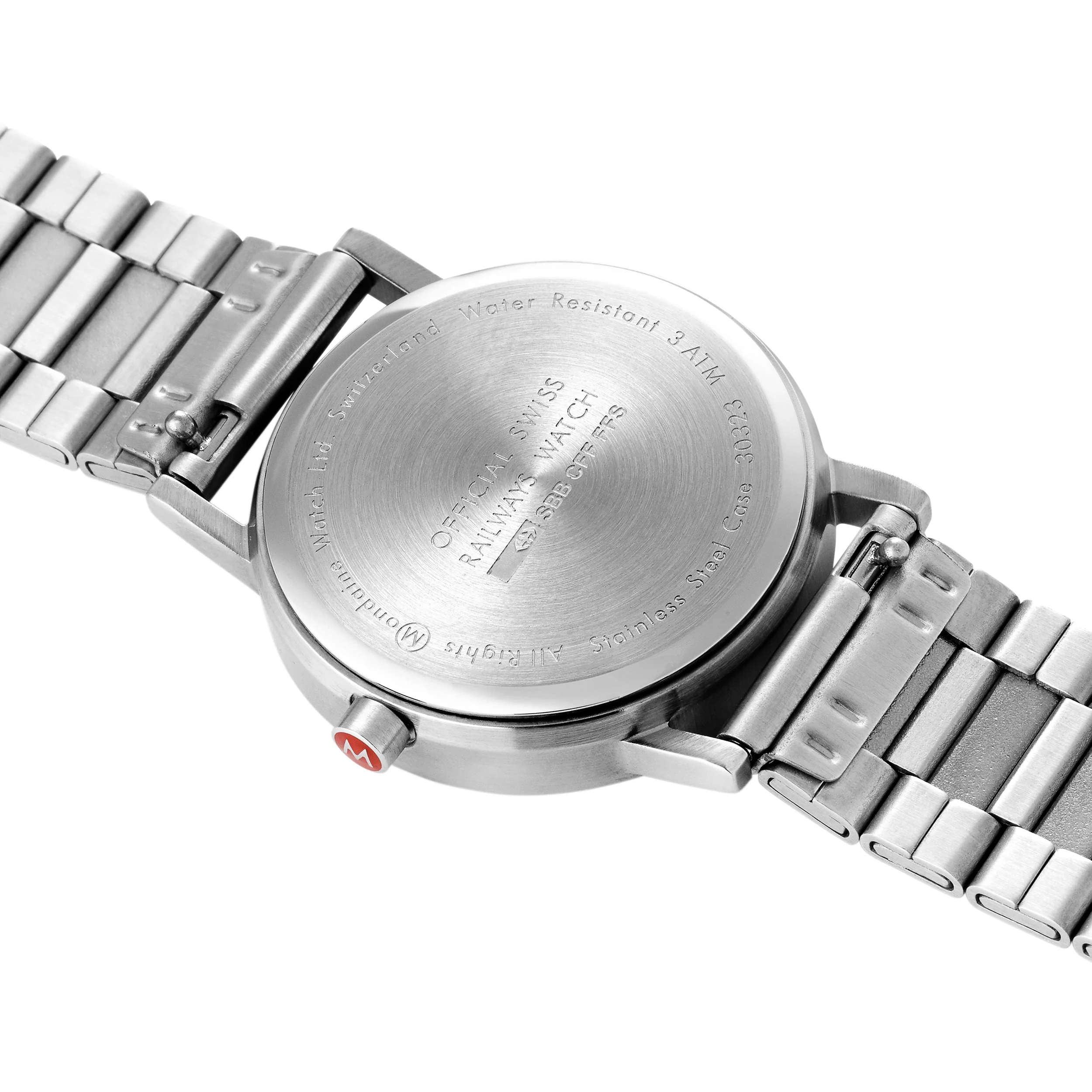 Mondaine Classic Unisex White Watch - Image 4