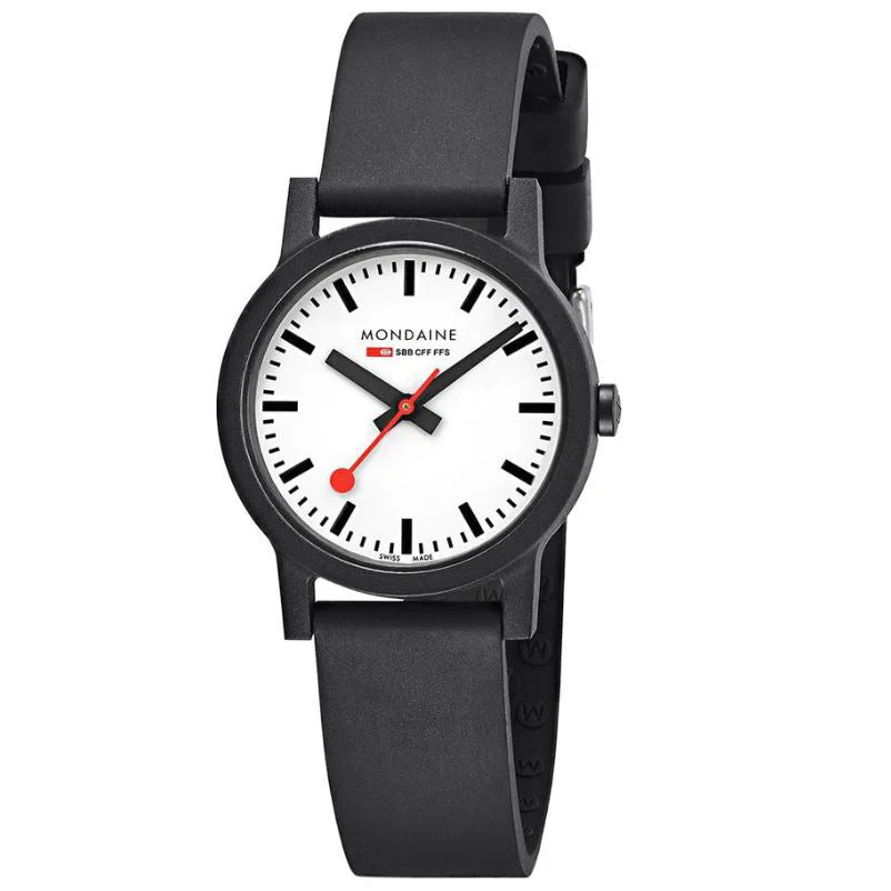 Mondaine Essence Unisex White Watch