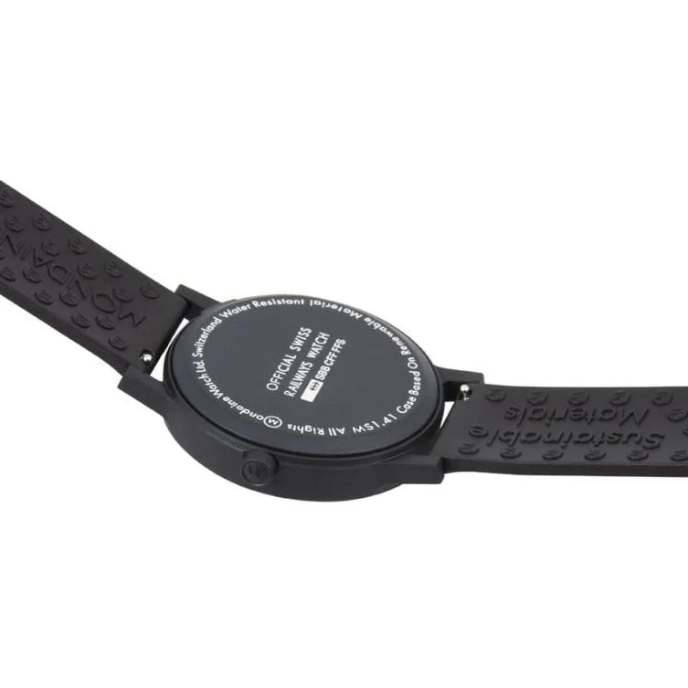 Mondaine Essence Unisex White Watch - Image 2