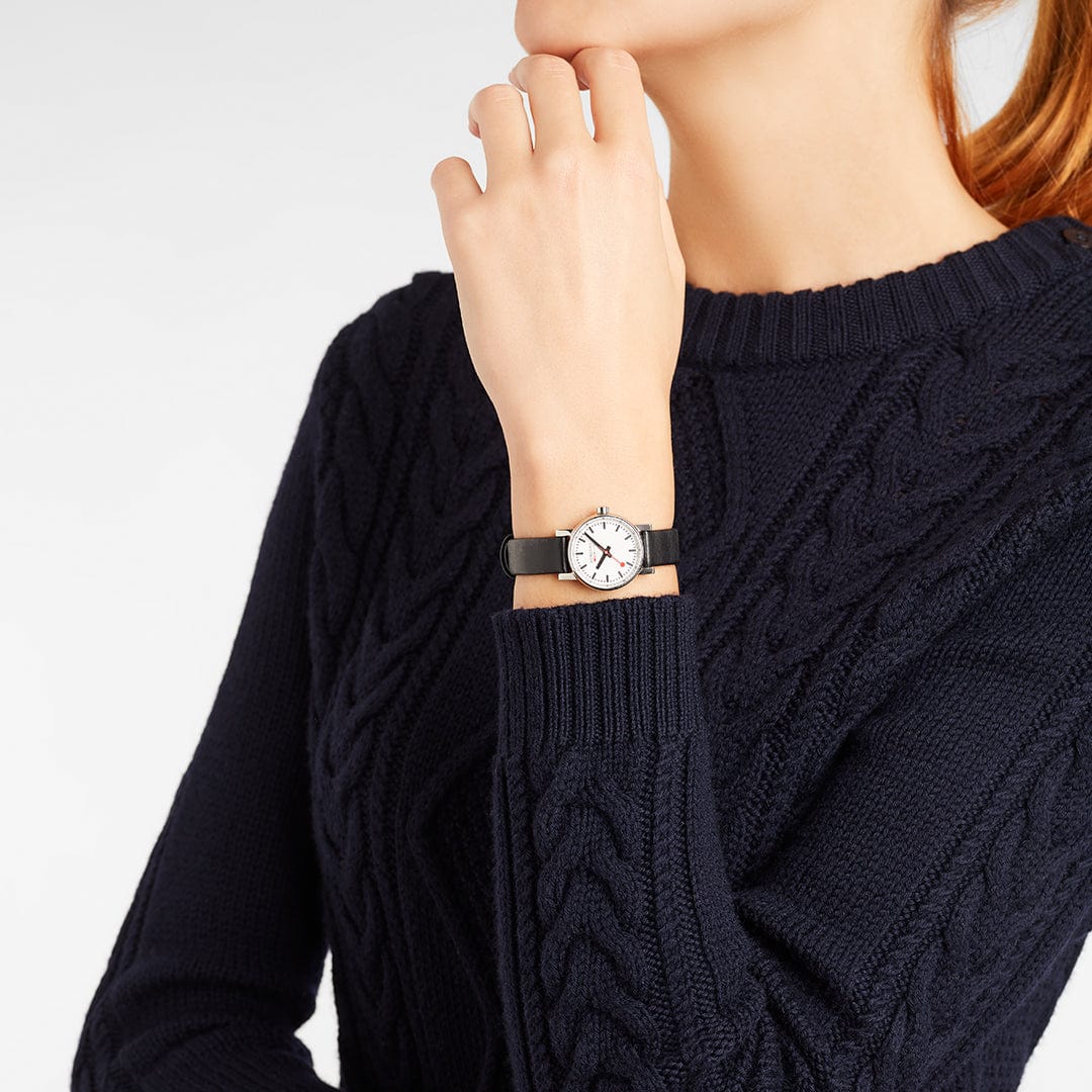 Mondaine evo2 26mm Ladies' White Watch - Image 2