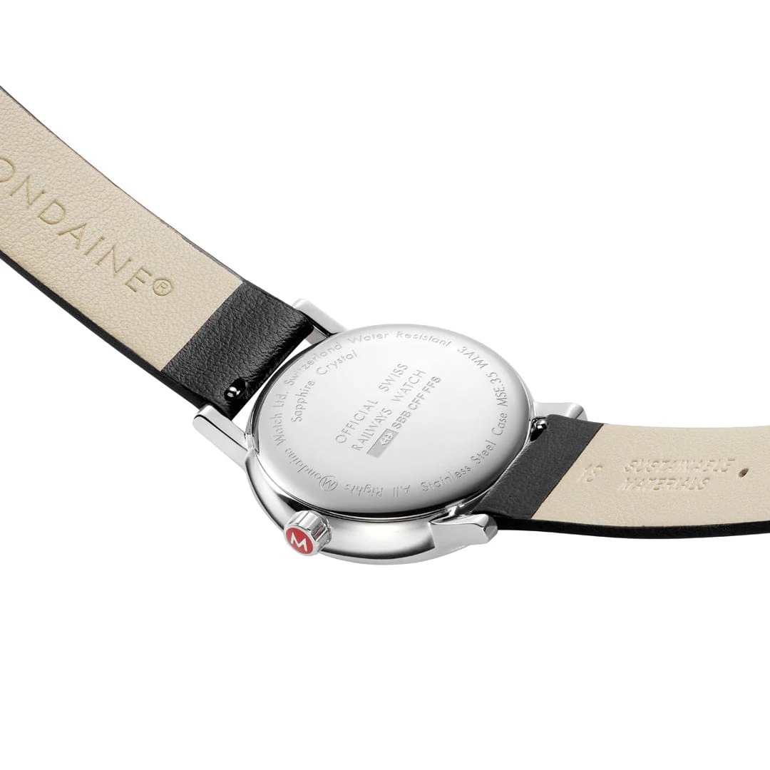 Mondaine evo2 35mm Ladies' White Watch - Image 3