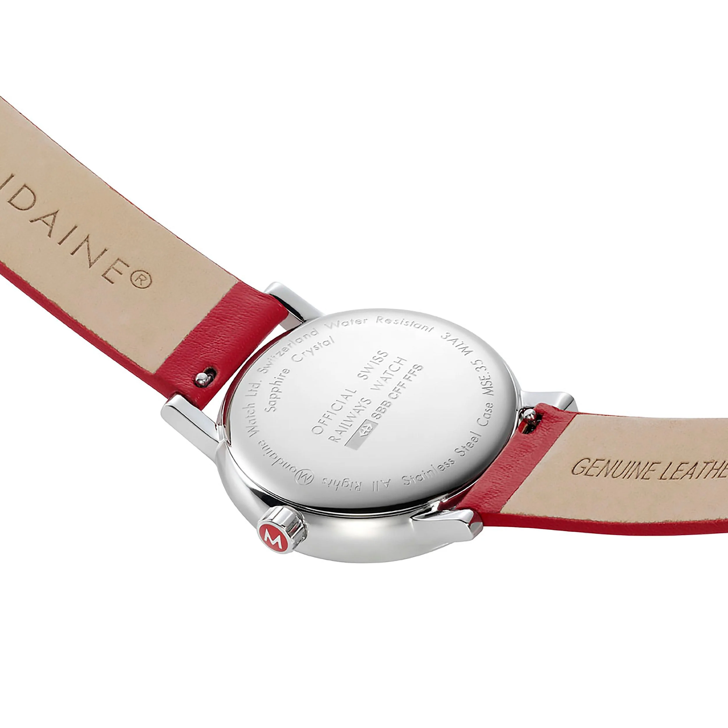 Mondaine Evo2 Unisex White Watch - Image 2