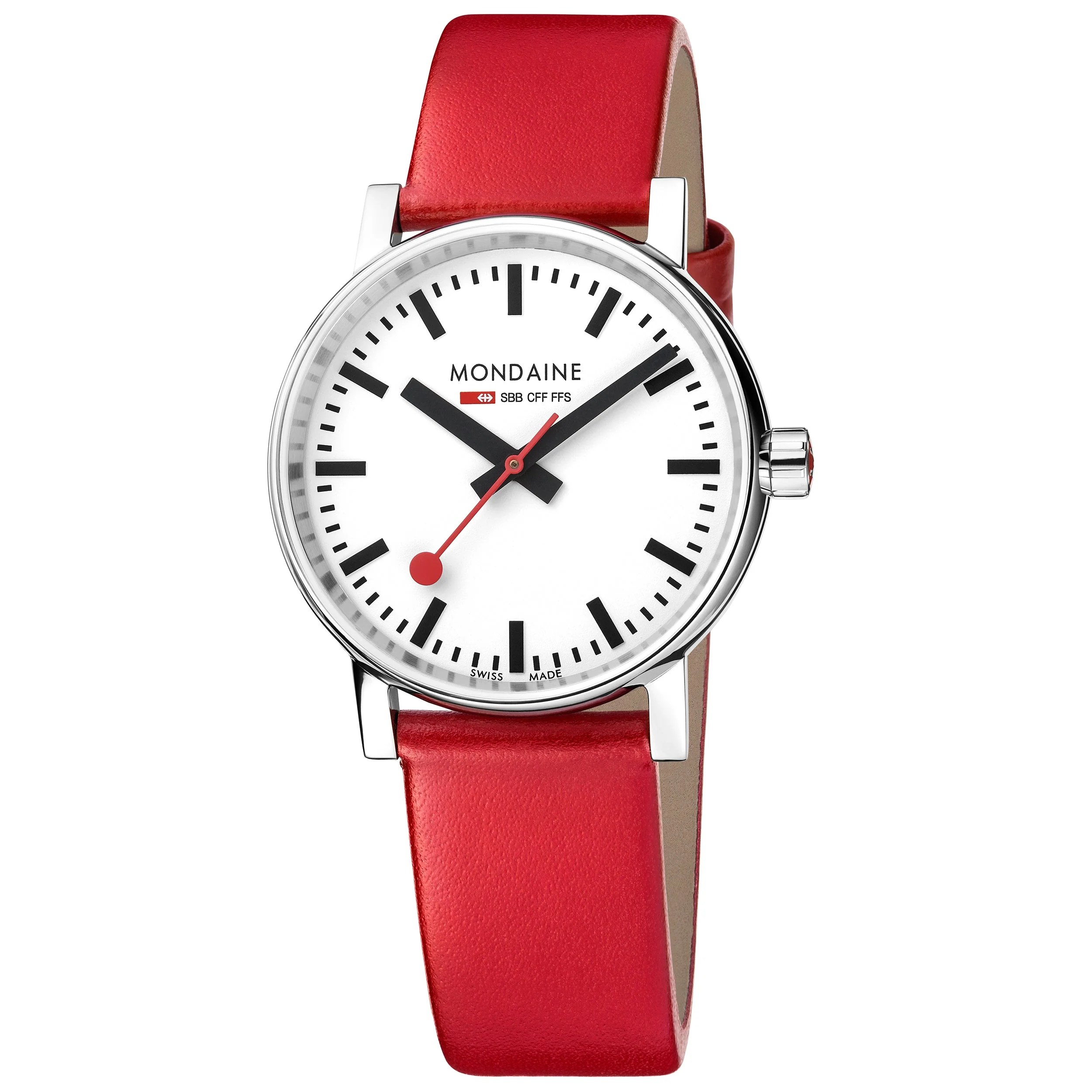 Mondaine Evo2 Unisex White Watch - Image 6