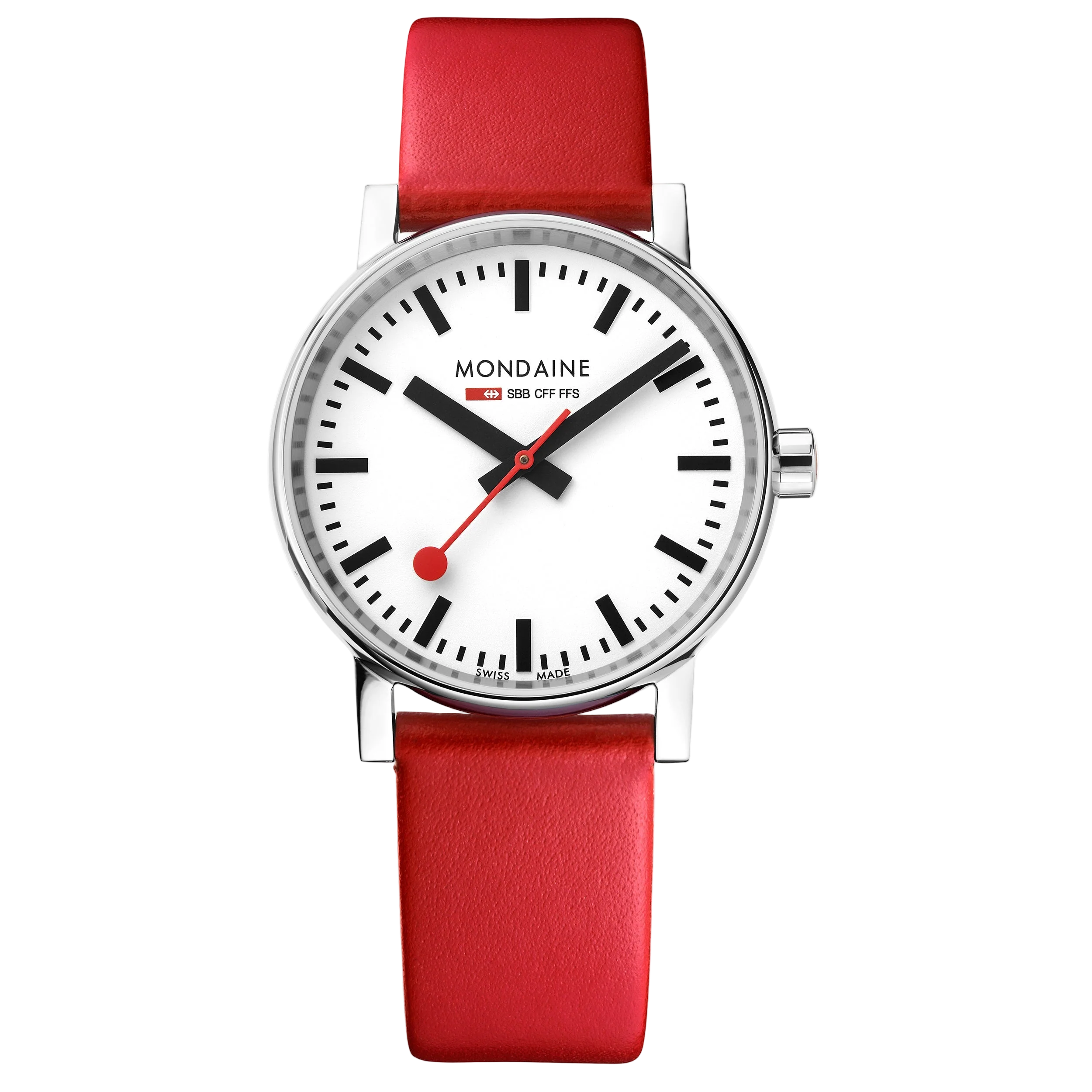 Mondaine Evo2 Unisex White Watch - Image 8