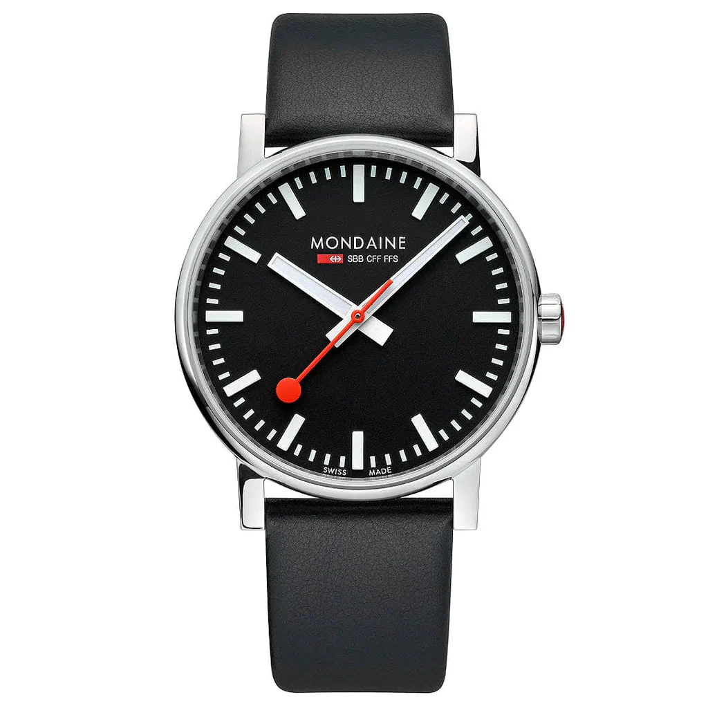 Mondaine Evo2 Men's Black Watch - Image 2