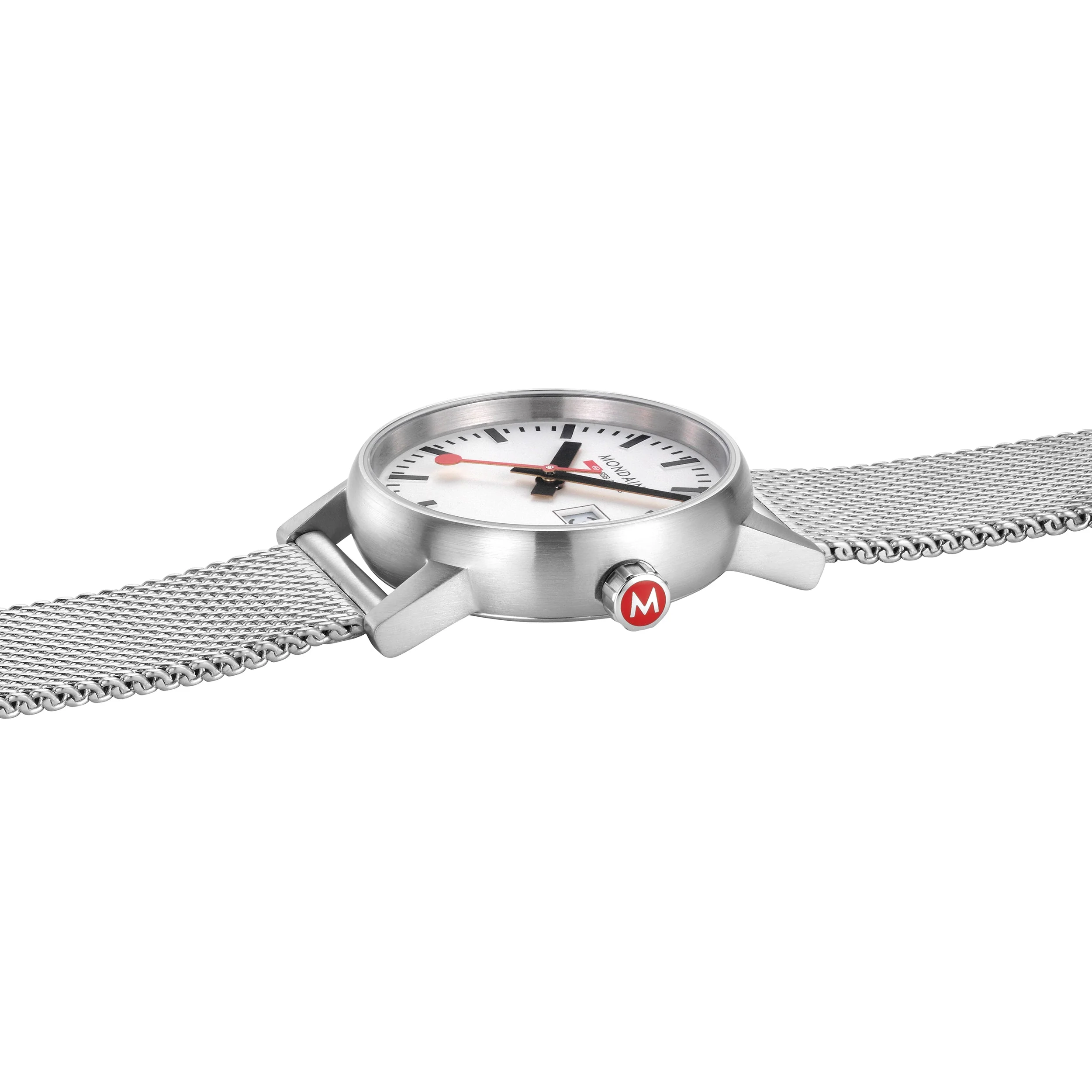 Mondaine Evo2 Unisex White Watch - Image 2