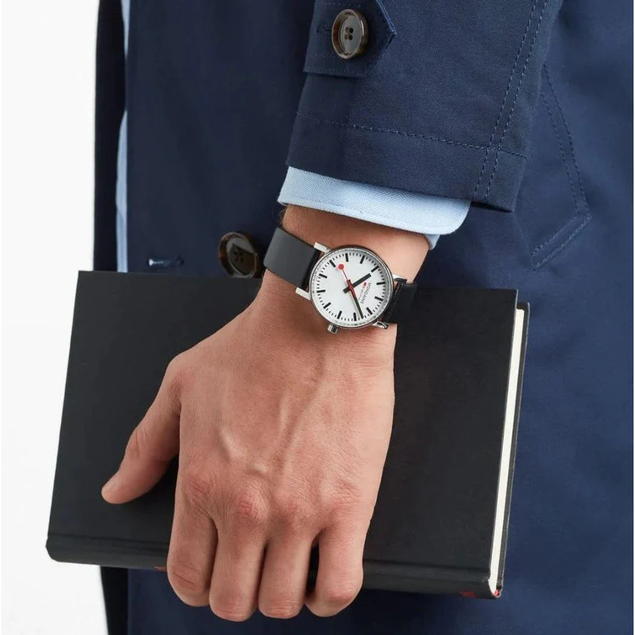 Mondaine Evo2 Unisex White Watch MSE.35110.LBV - Image 3