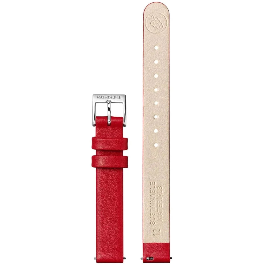 Mondaine EVO2 Red Vegan Grape Ladies Watch - Image 2