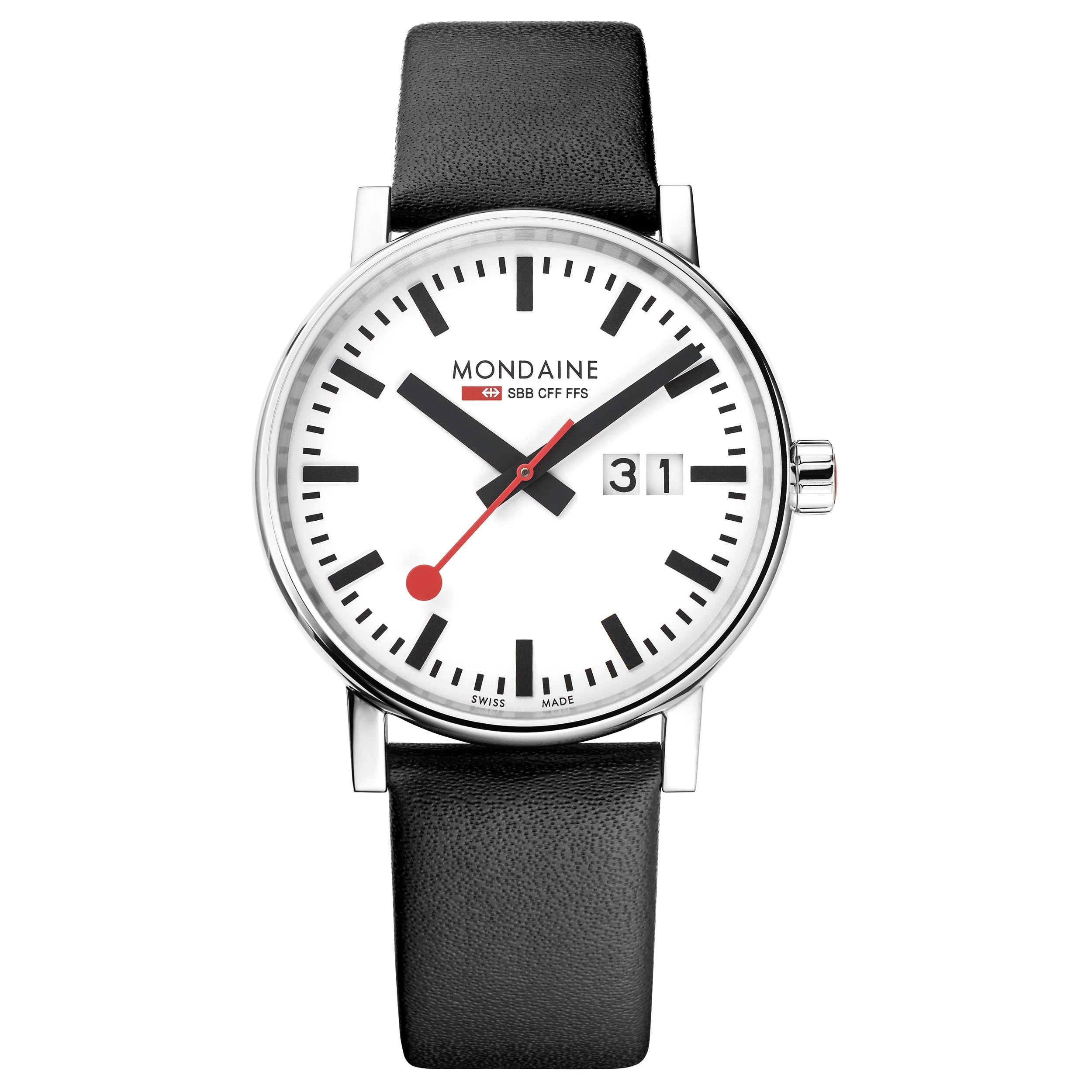 Mondaine Evo2 Unisex White Watch - Image 5