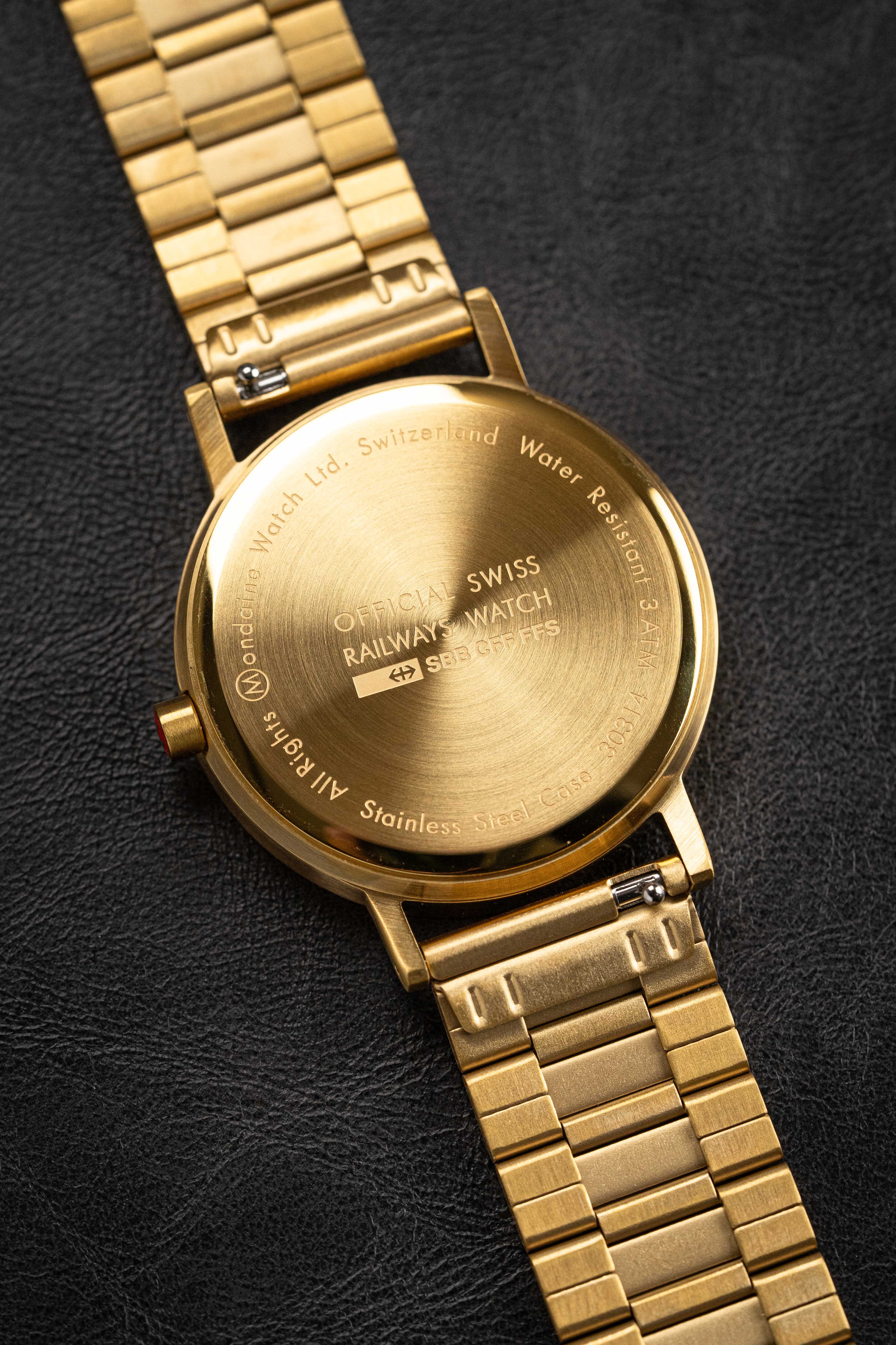 Mondaine Ladies Watch Classic White Gold - Image 3