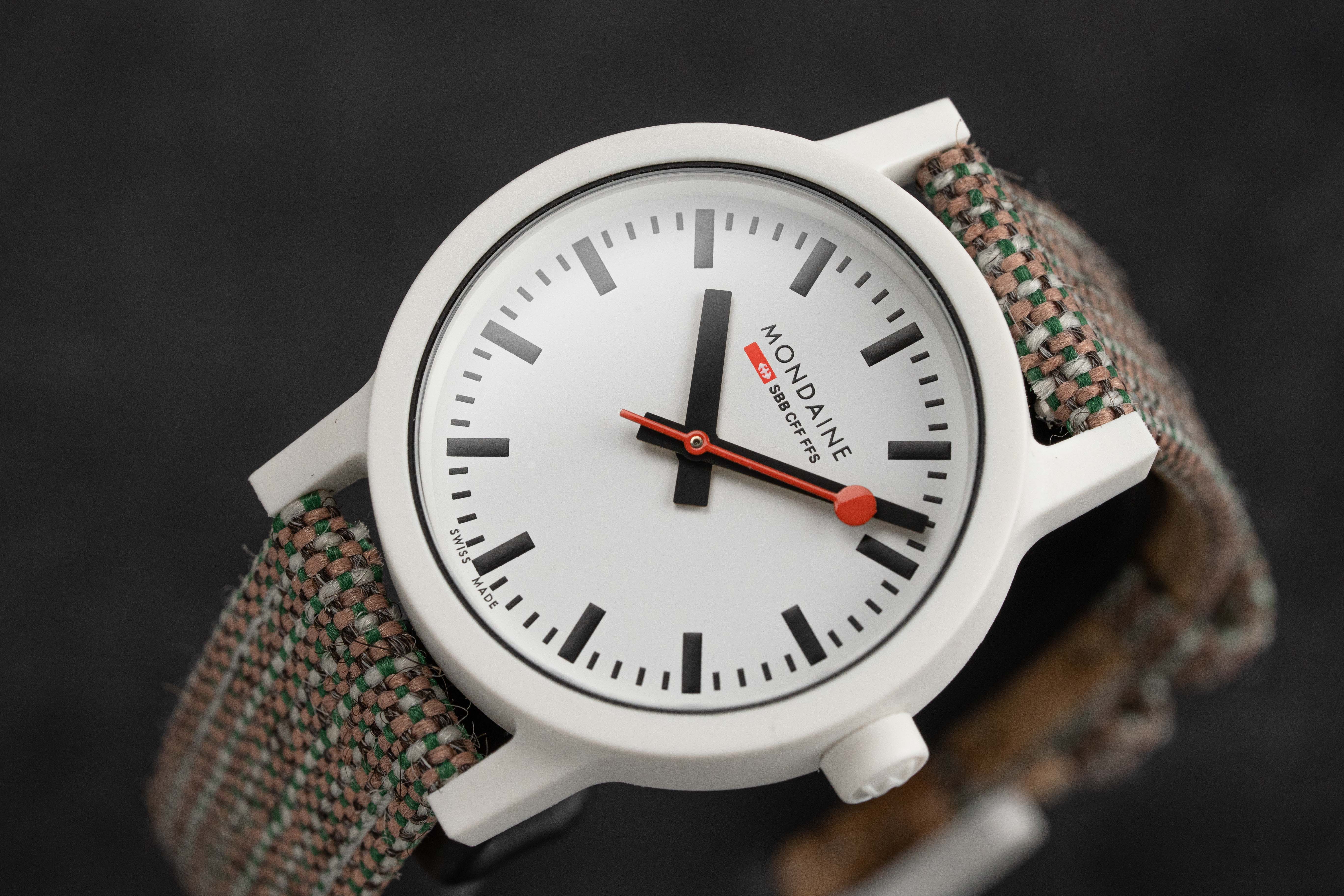 Mondaine Ladies Watch Essence White Brown - Image 7