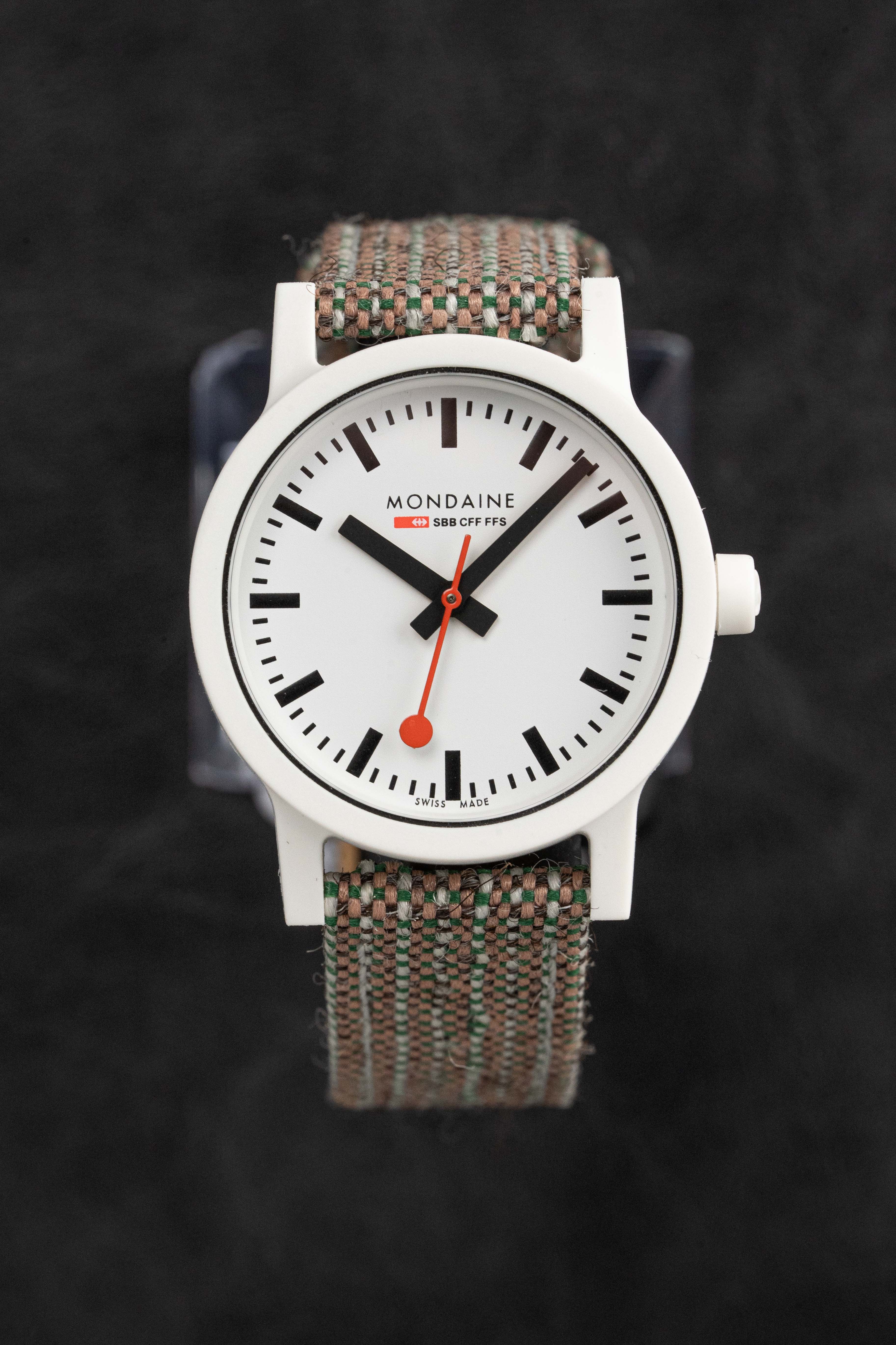 Mondaine Ladies Watch Essence White Brown - Image 9