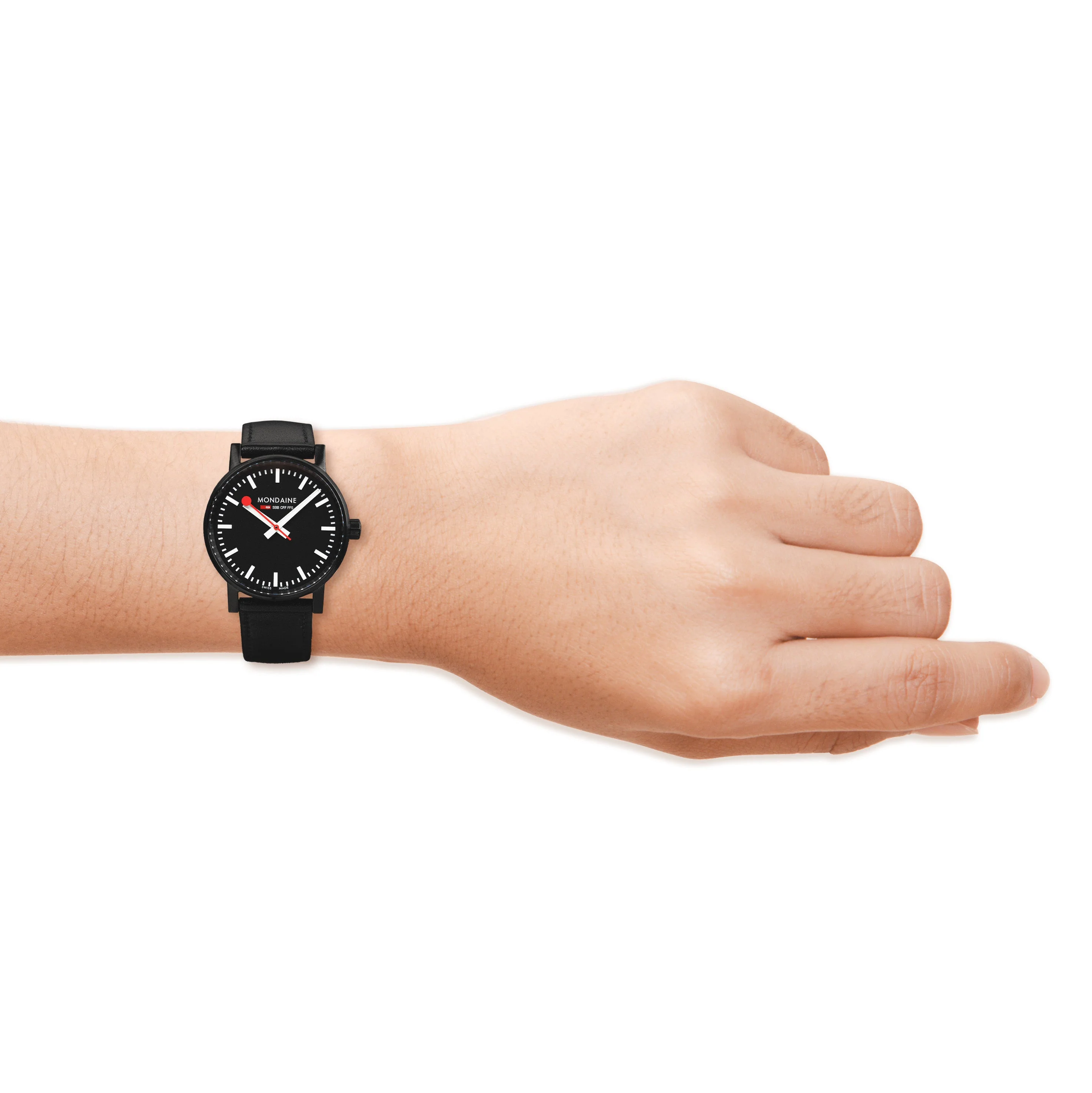 Mondaine Ladies Watch EVO2 Black - Image 2