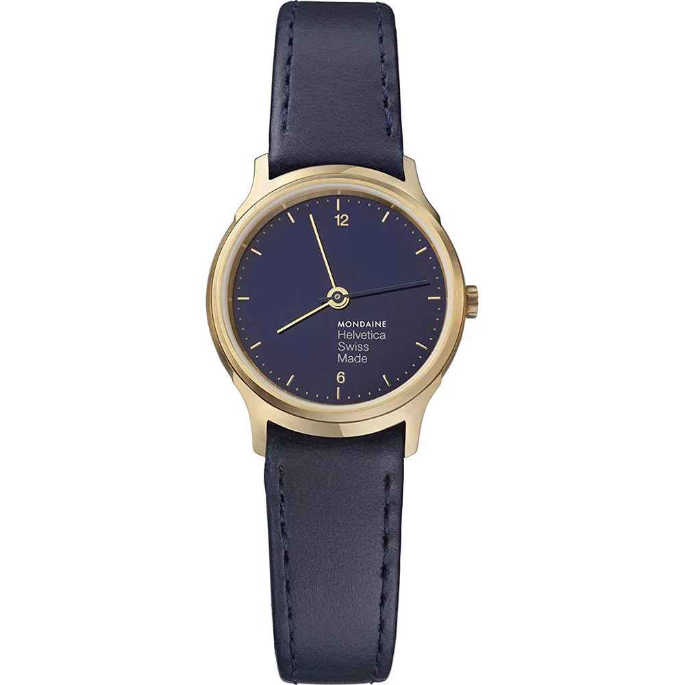 Mondaine Ladies Watch Helvetica No1 Navy Blue