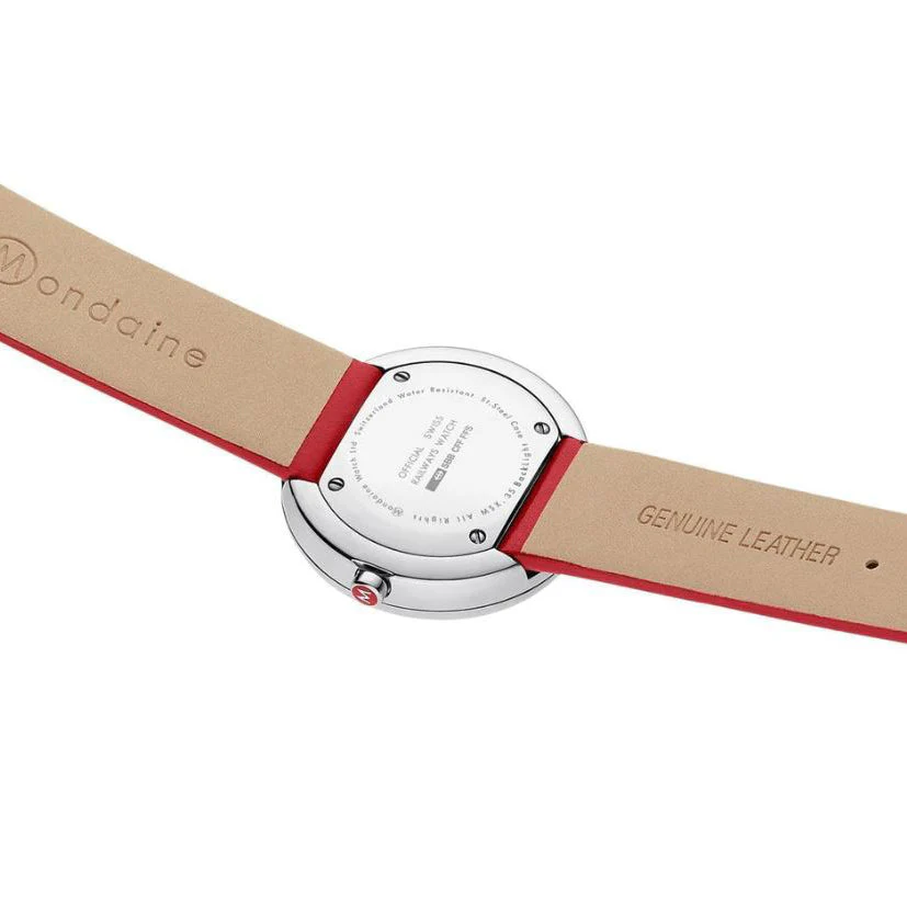 Mondaine Mini Giant Unisex White Watch - Image 2