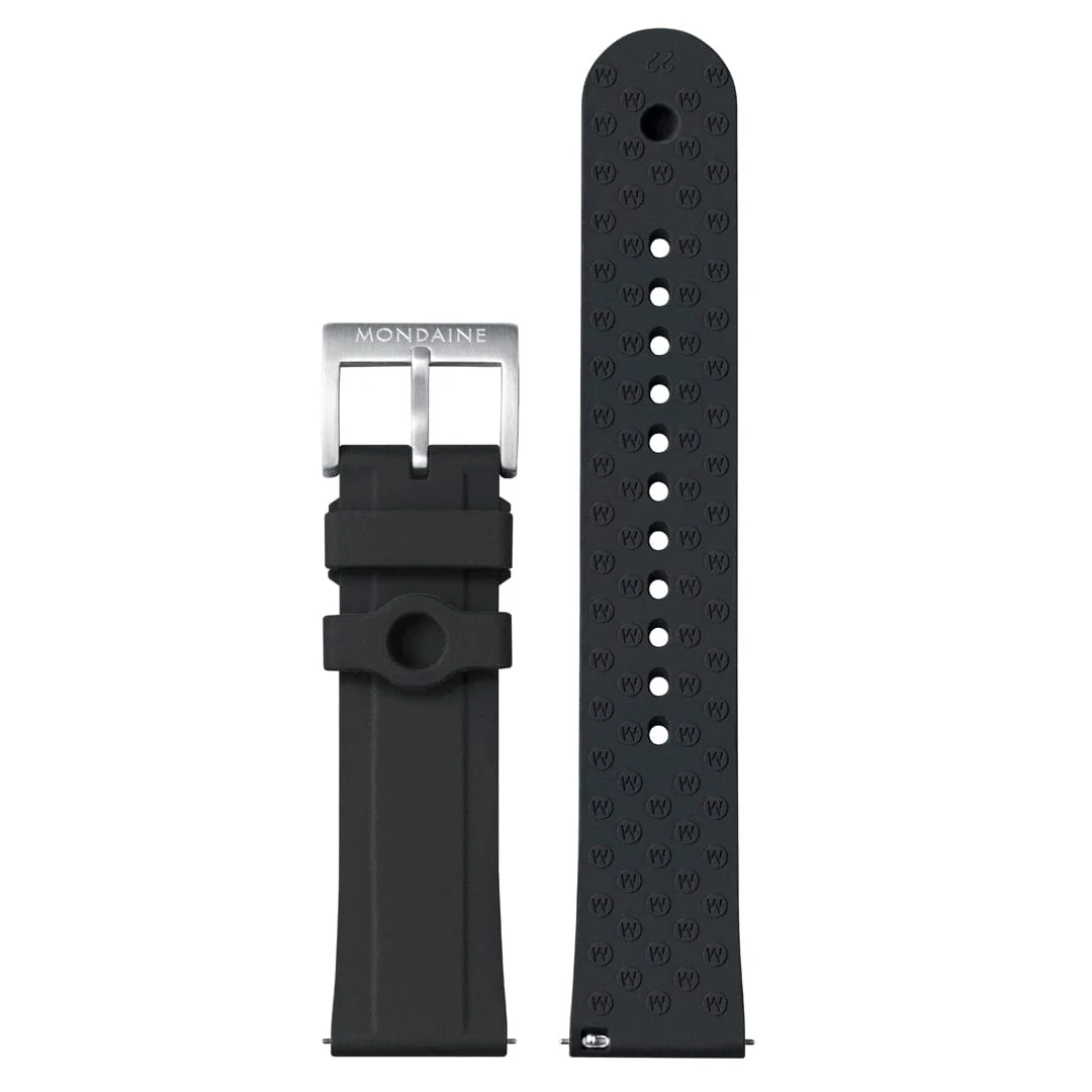 Mondaine Numeri 42mm Men's Black White Watch - Image 11