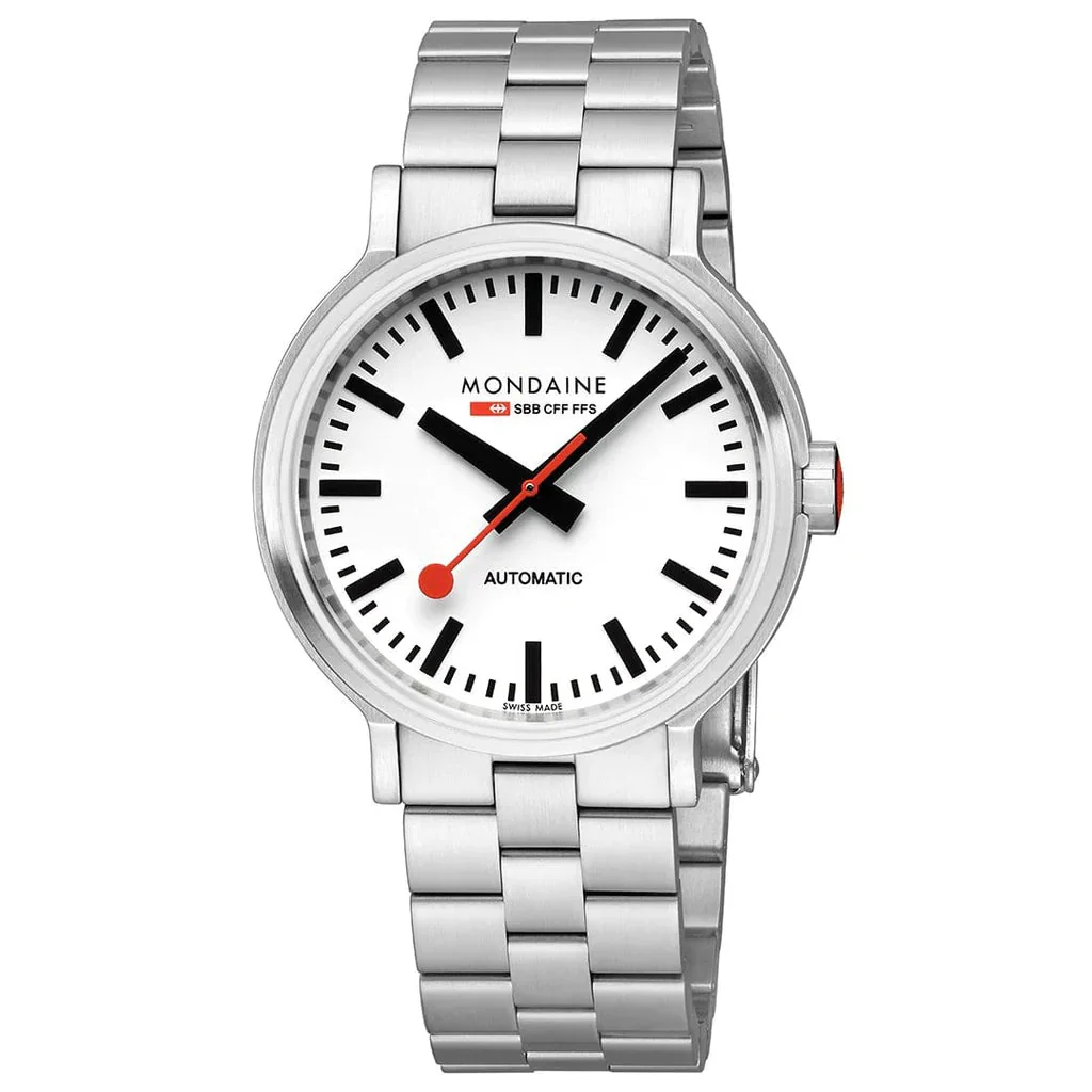 Mondaine Original Automatic Men's White Watch