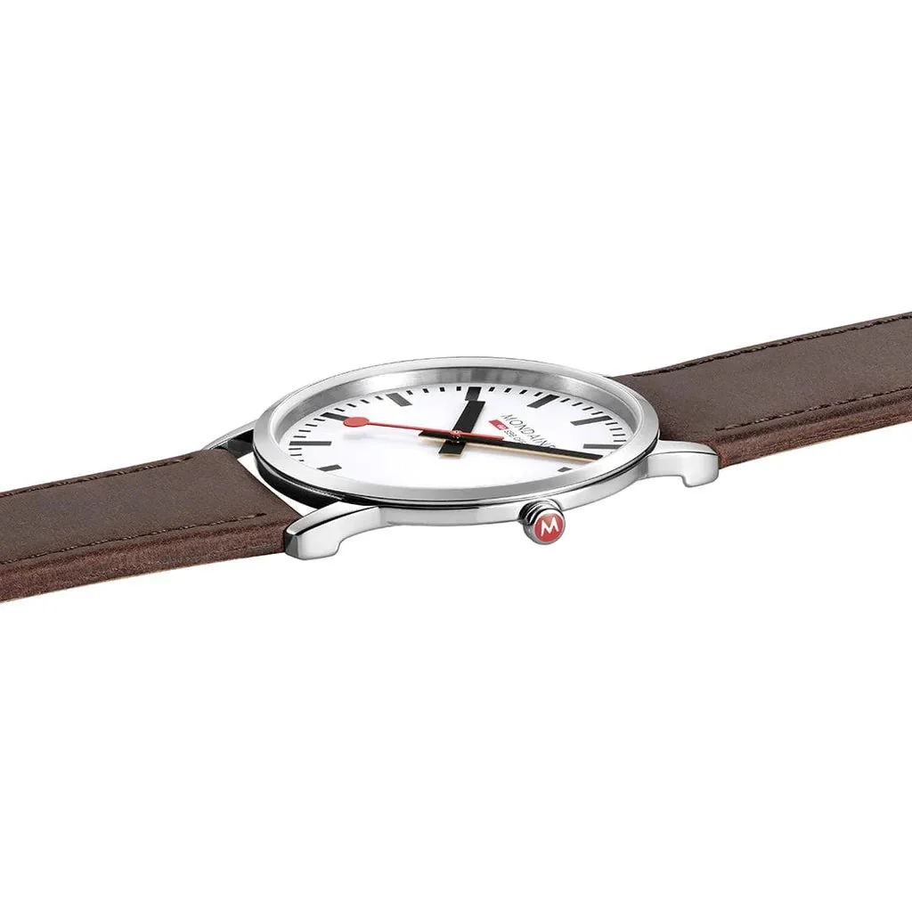 Mondaine Simply Elegant Men's Brown Watch - Image 3