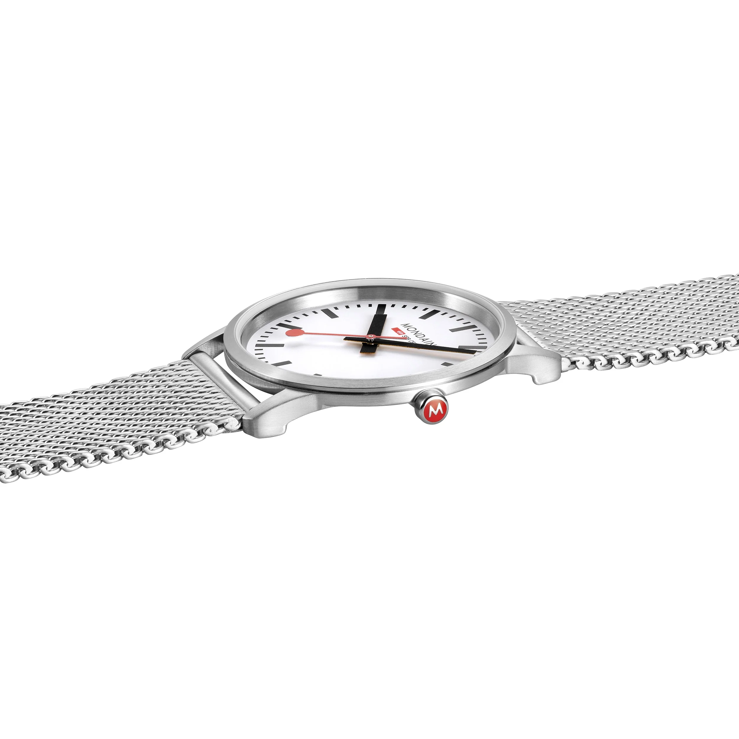 Mondaine Simply Elegant Unisex White Watch - Image 2
