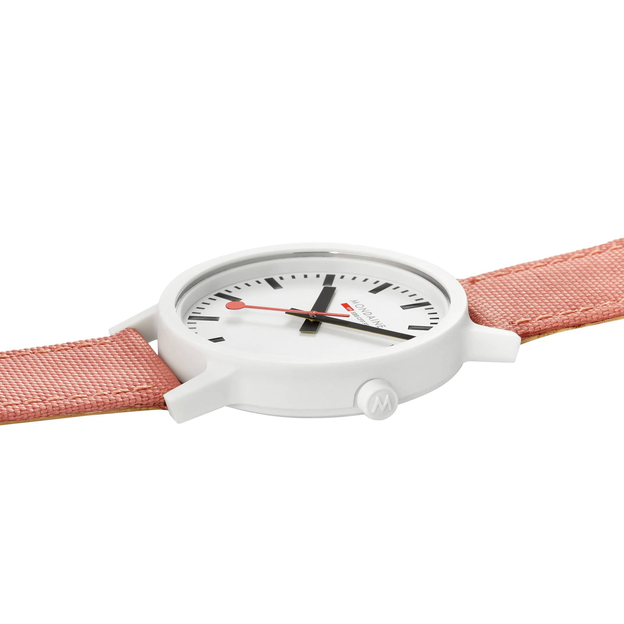 Mondaine Watch Essence White Pink - Image 7