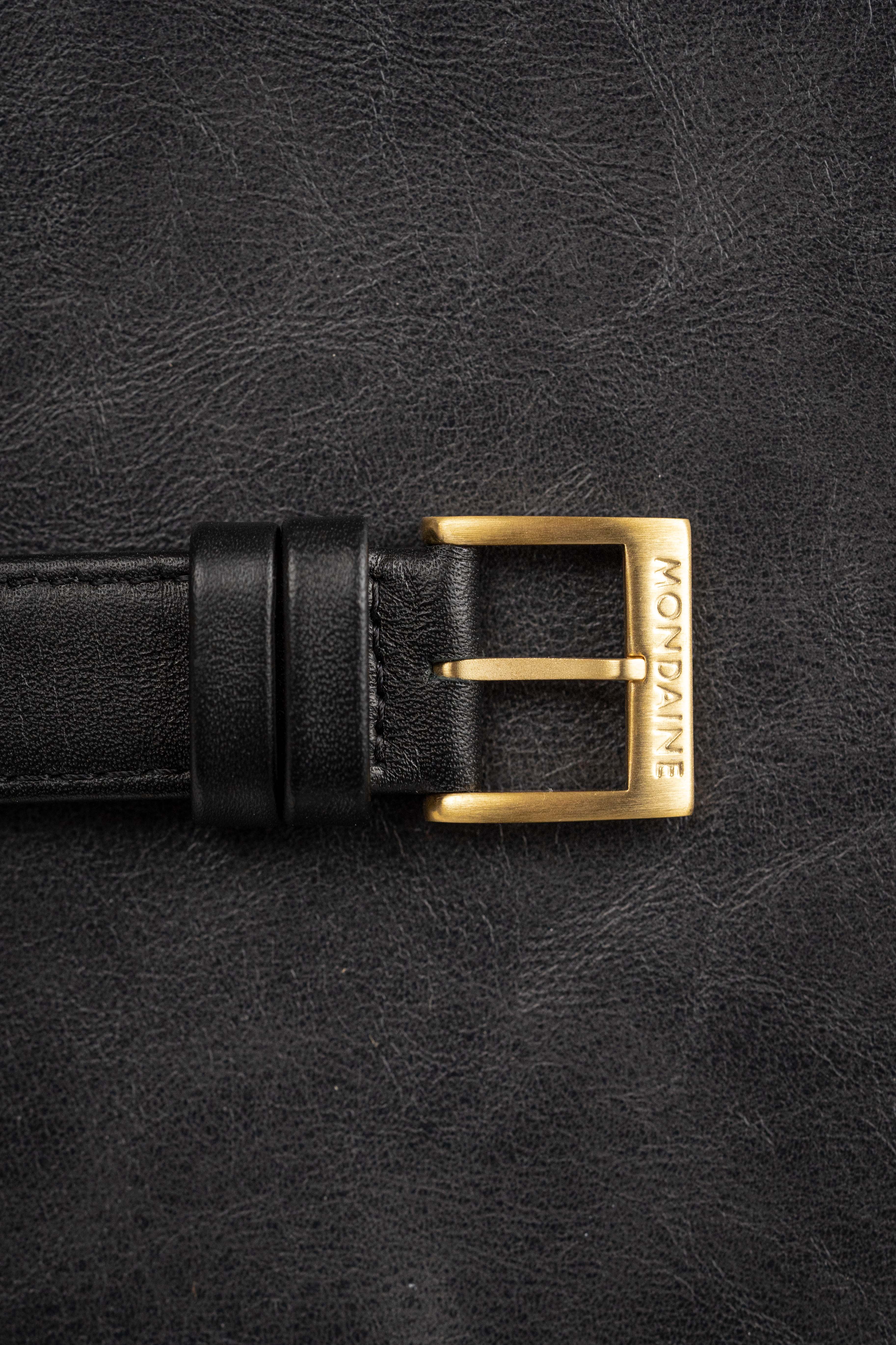 Mondaine Watch Helvetica No1 Light Gold Black - Image 5