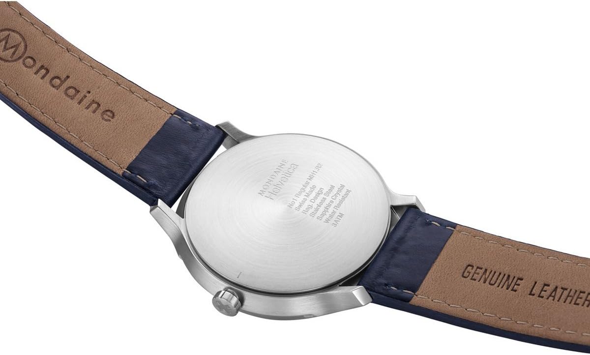 Mondaine Watch Helvetica No1 Regular Navy - Image 2