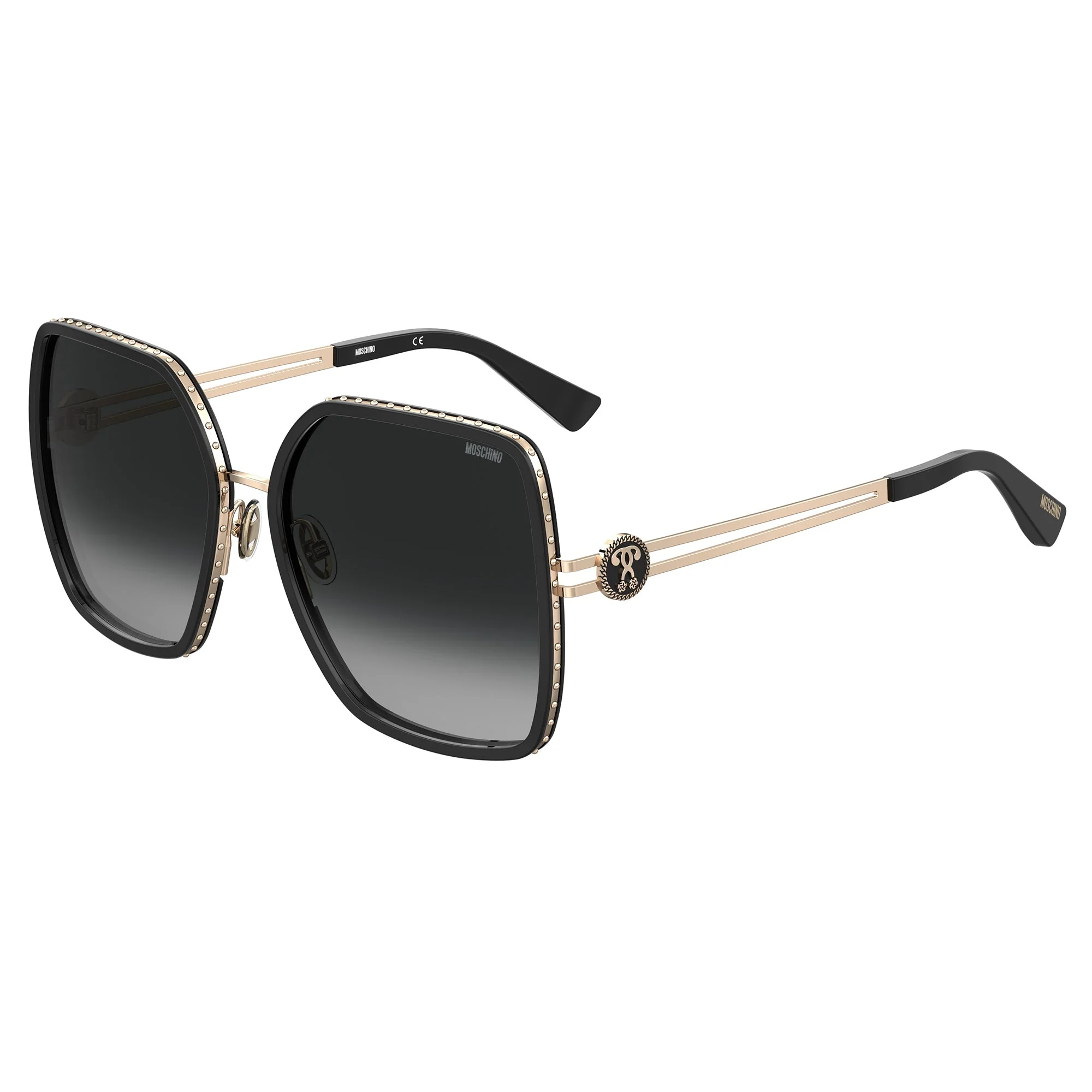 Moschino M0S096/S 807 589O (MOS14) Ladies Black Sunglasses