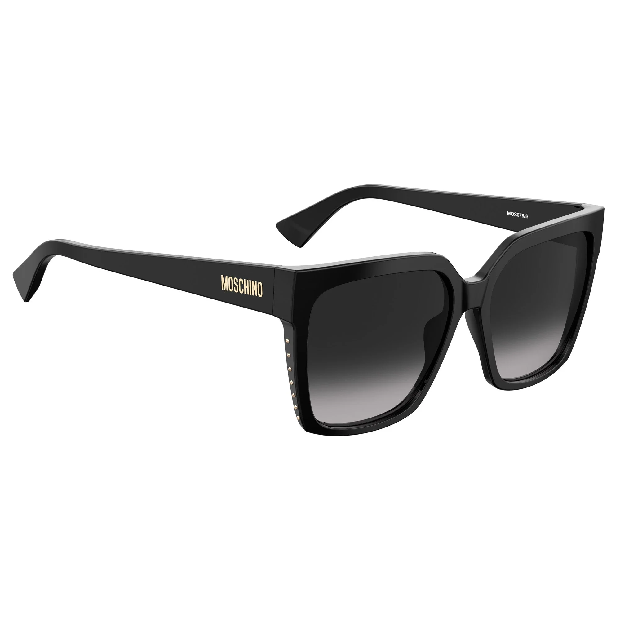 Moschino MOS079/S 807 579O(MOS10) Women's Black Sunglasses - Image 3