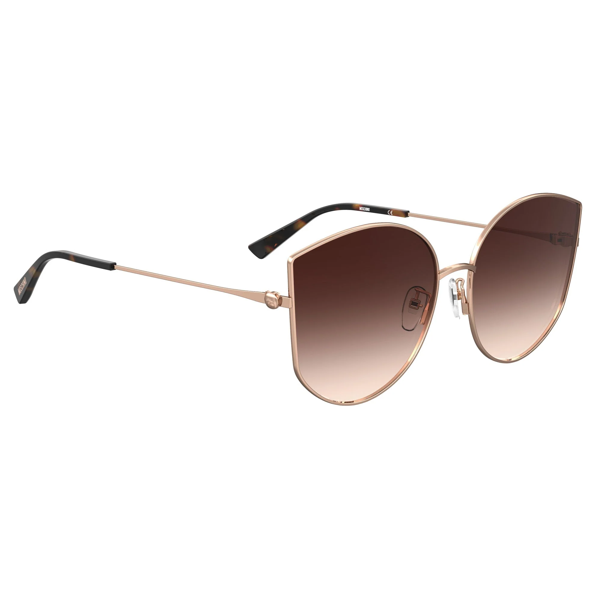 Moschino MOS086/G/S DDB 64HA(MOS6) Women's Gold Sunglasses - Image 3