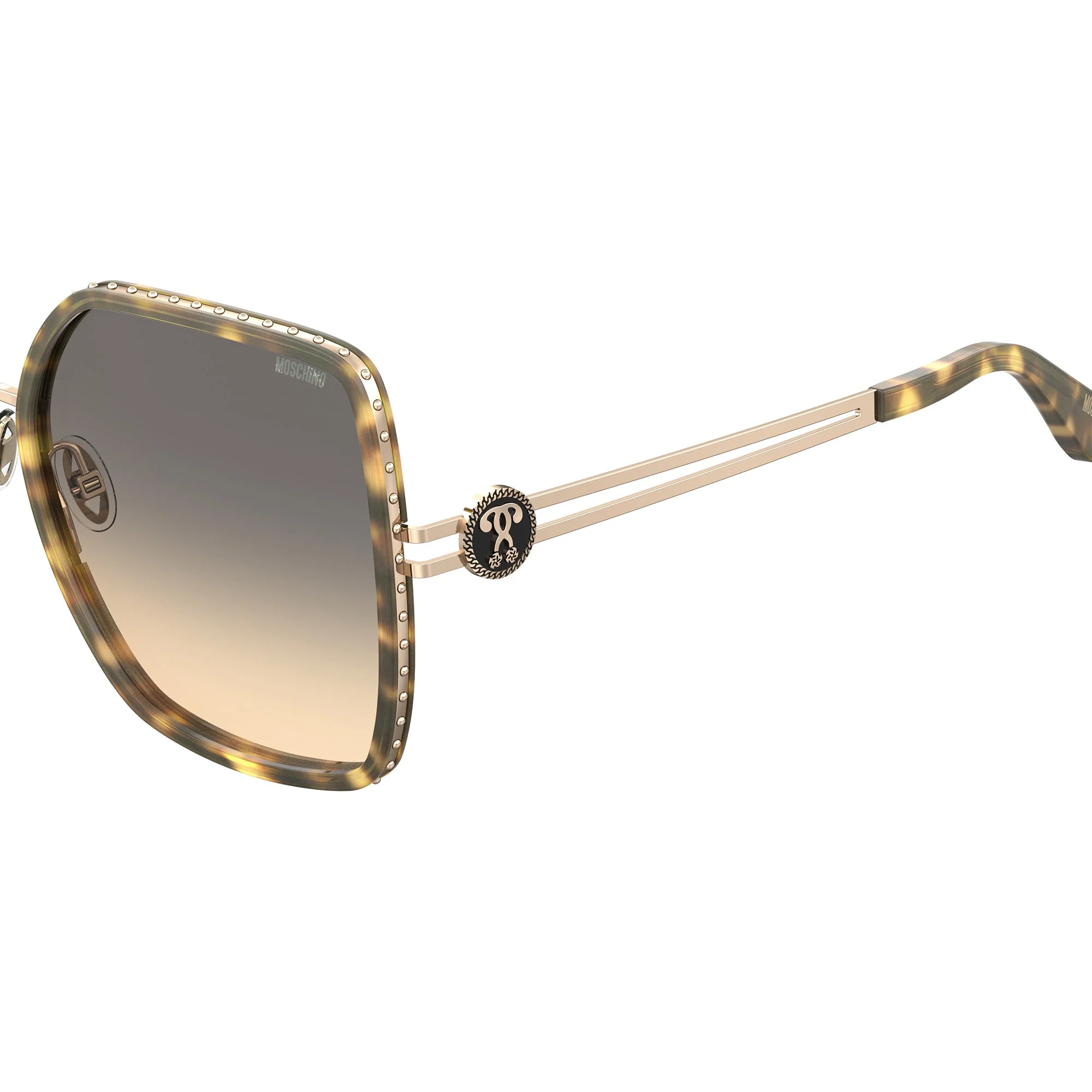 Moschino MOS096/S 086 58GA (MOS13) Women's Havana Sunglasses - Image 4