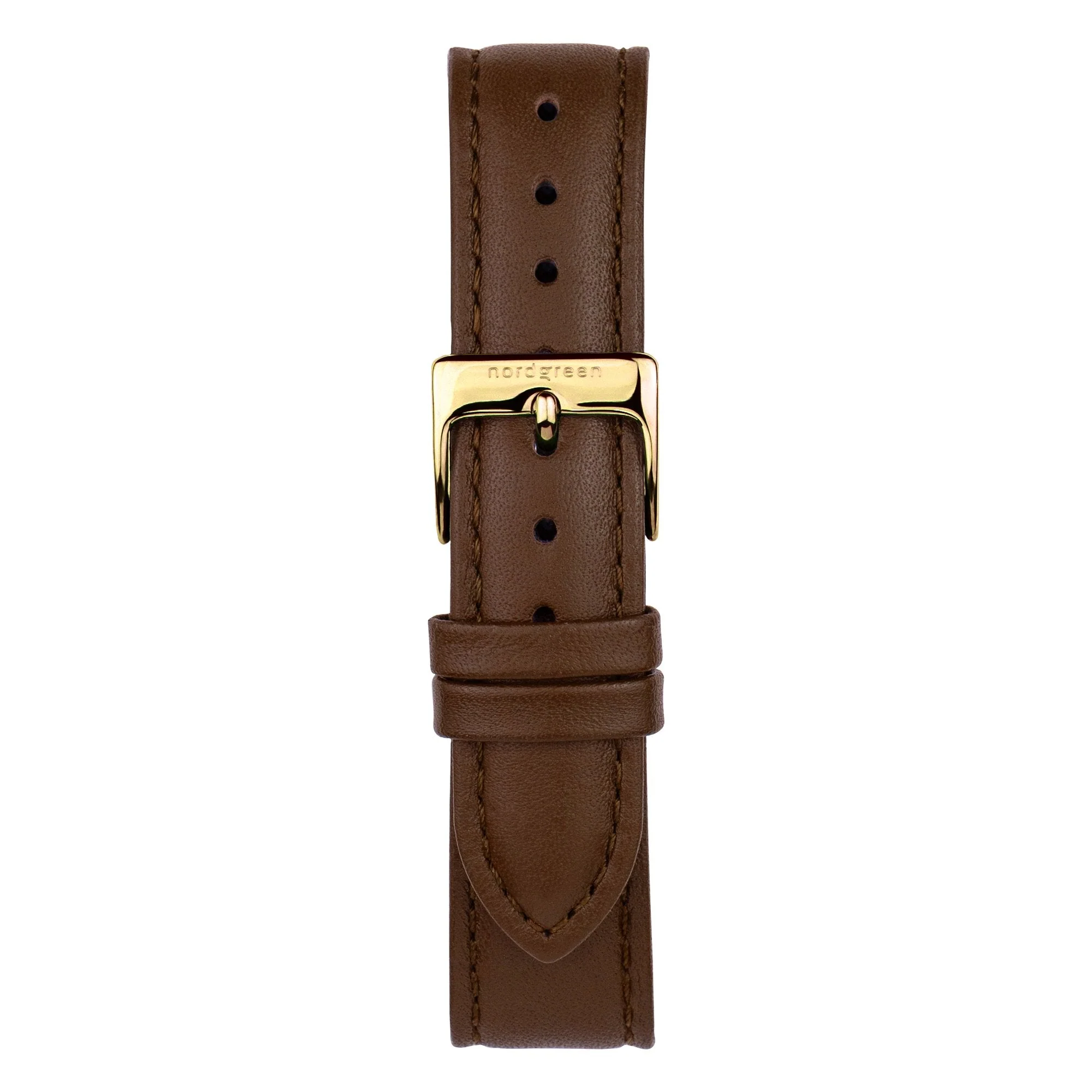 Nordgreen Native Brown Leather 32mm Gold Case Watch - Image 2