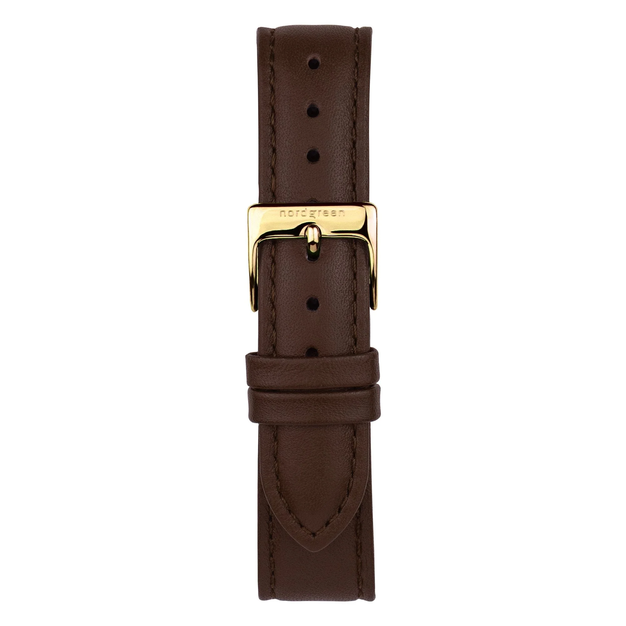 Nordgreen Native Brown Leather 36mm Gold Case Watch - Image 2