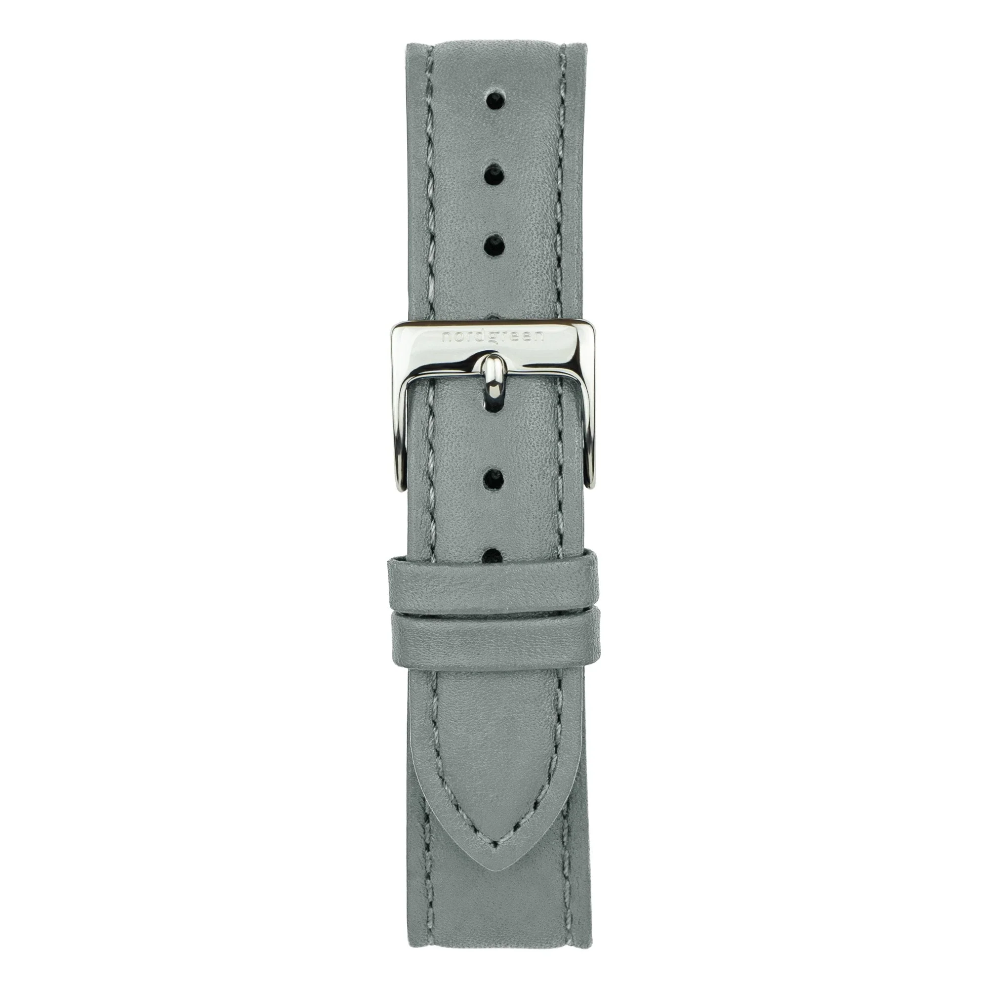 Nordgreen Native Grey Leather 32mm Silver Case Watch - Image 2