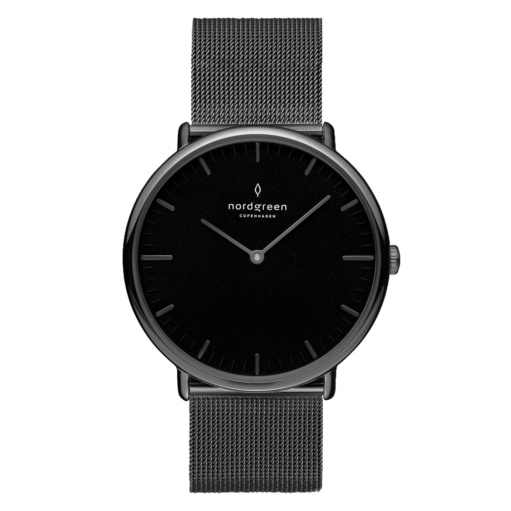 Nordgreen Native Gun Metal Mesh 40mm Gun Metal Case Watch