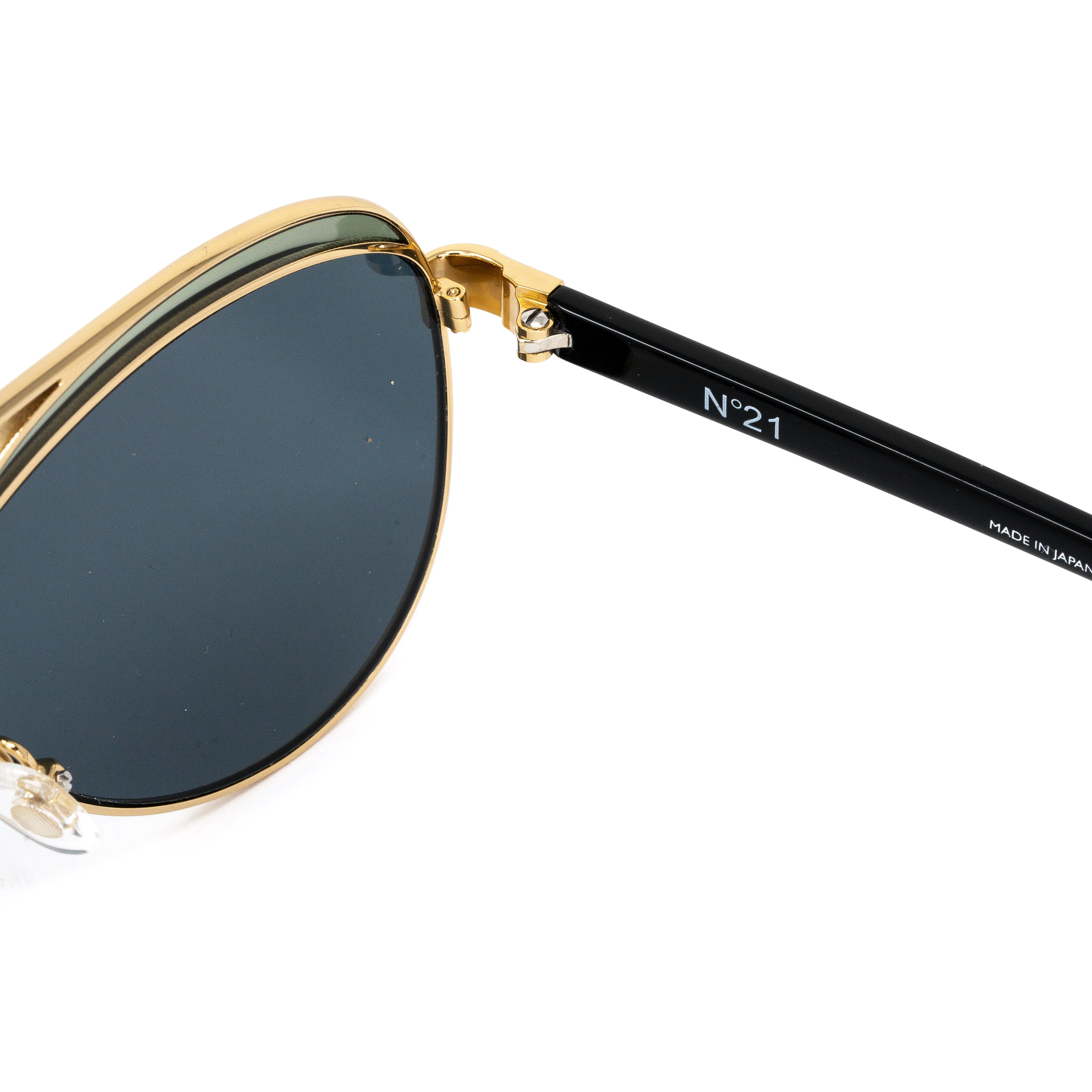 NO 21 Sunglasses Gold and Green - Image 10