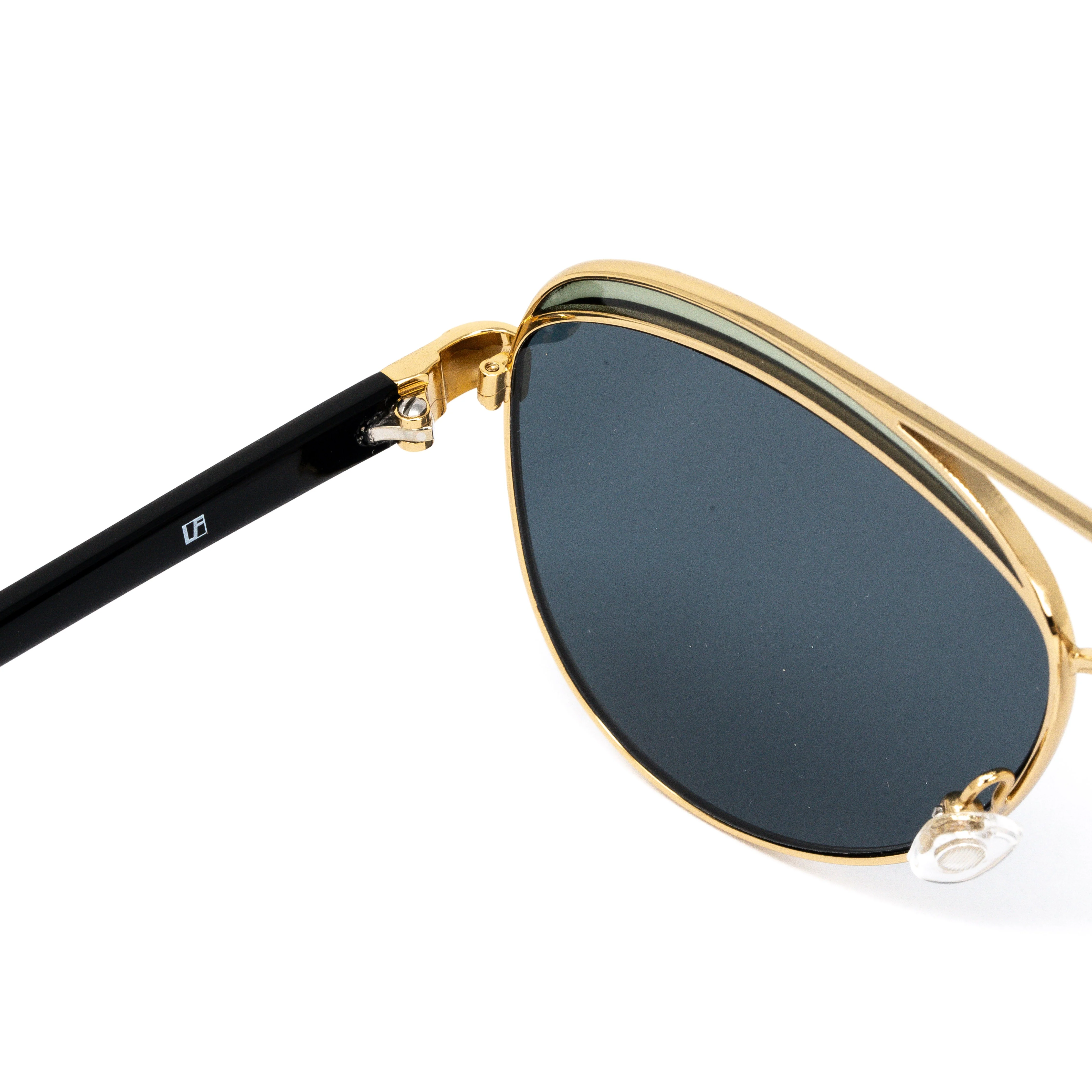 NO 21 Sunglasses Gold and Green - Image 12