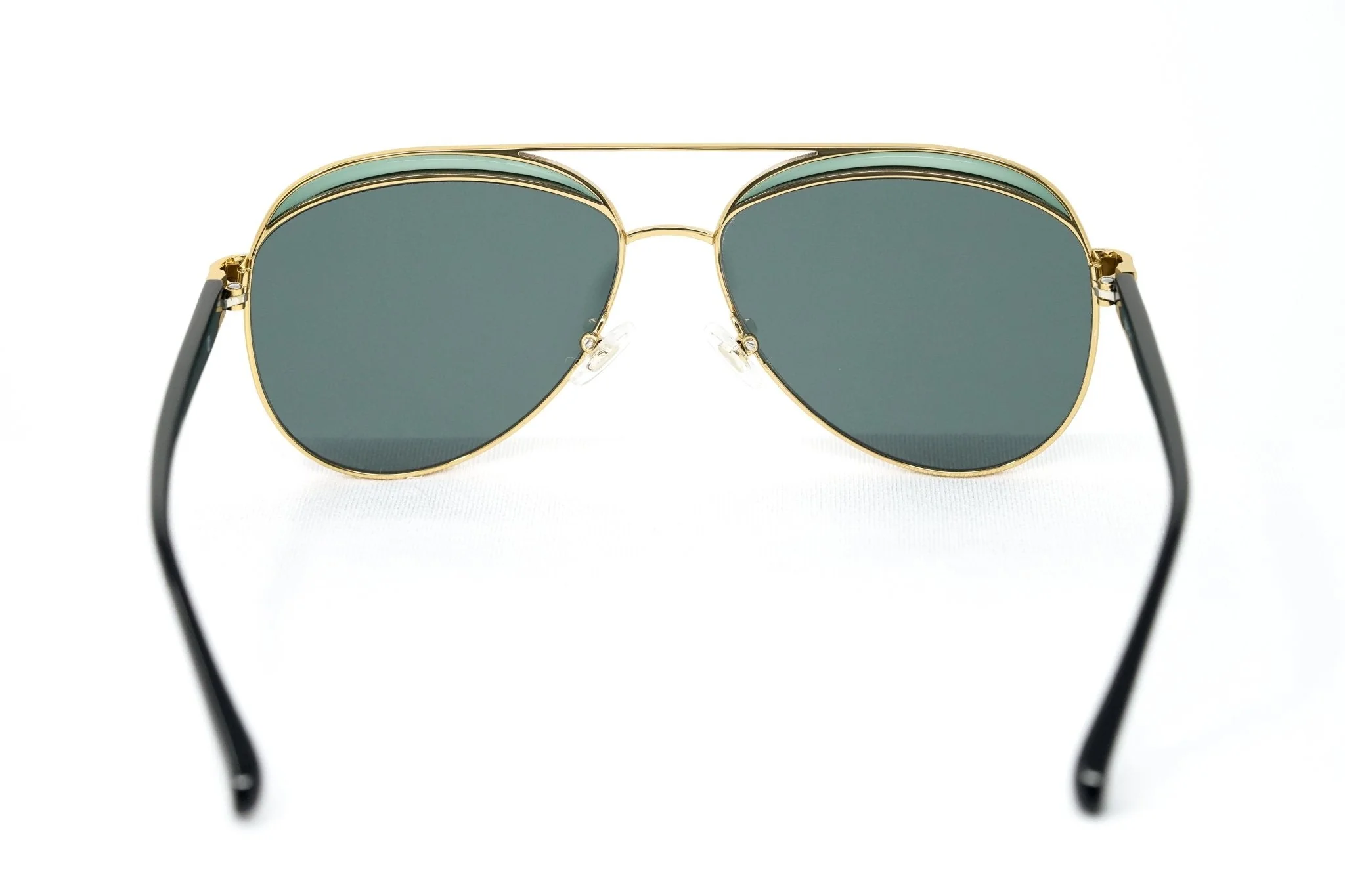 NO 21 Sunglasses Gold and Green - Image 4