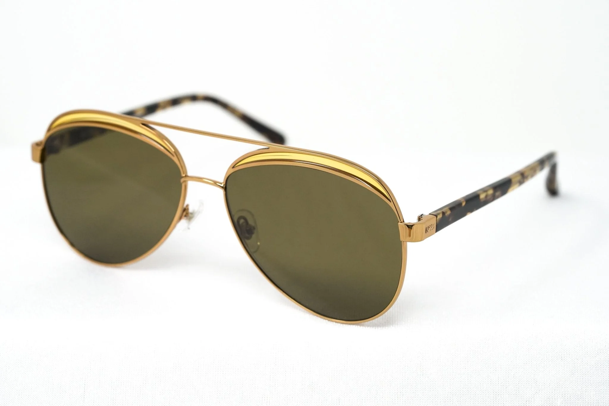 NO 21 Sunglasses Golden Brown - Image 3