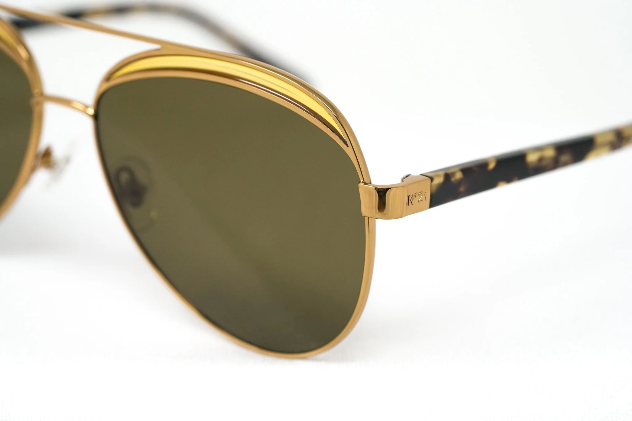NO 21 Sunglasses Golden Brown - Image 7