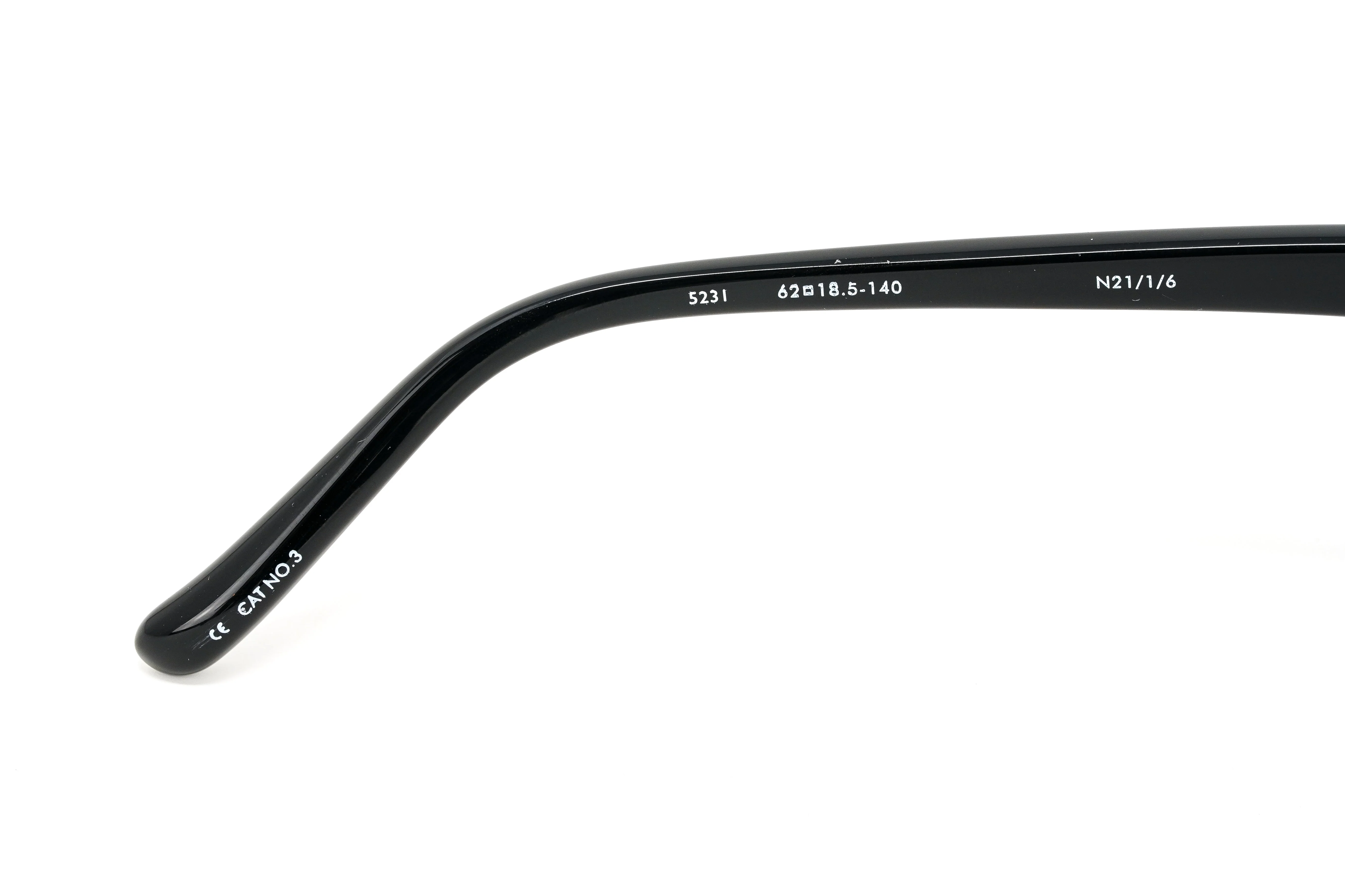 No. 21 Women's Sunglasses Round Black Yellow Gold - Image 4