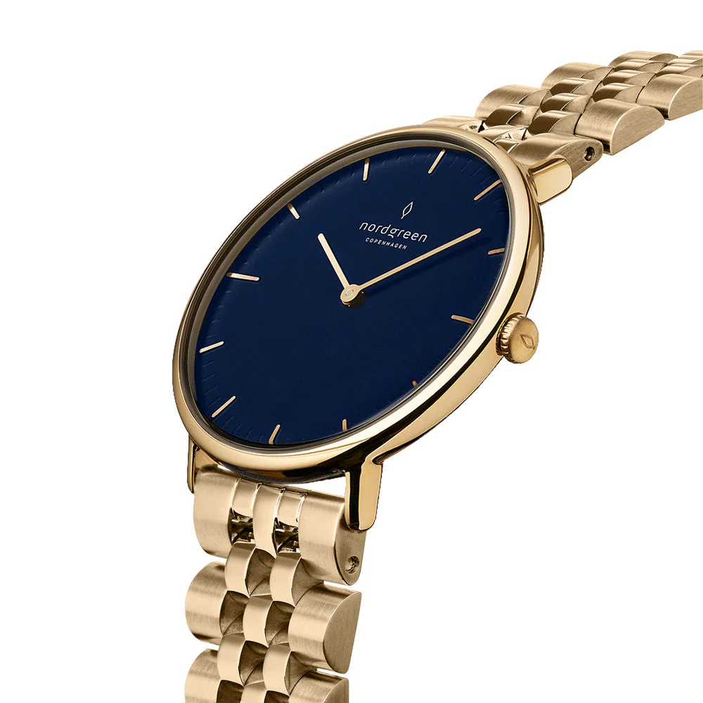 Nordgreen Native Gold Stainless Steel 36mm Gold Case Watch - Image 2