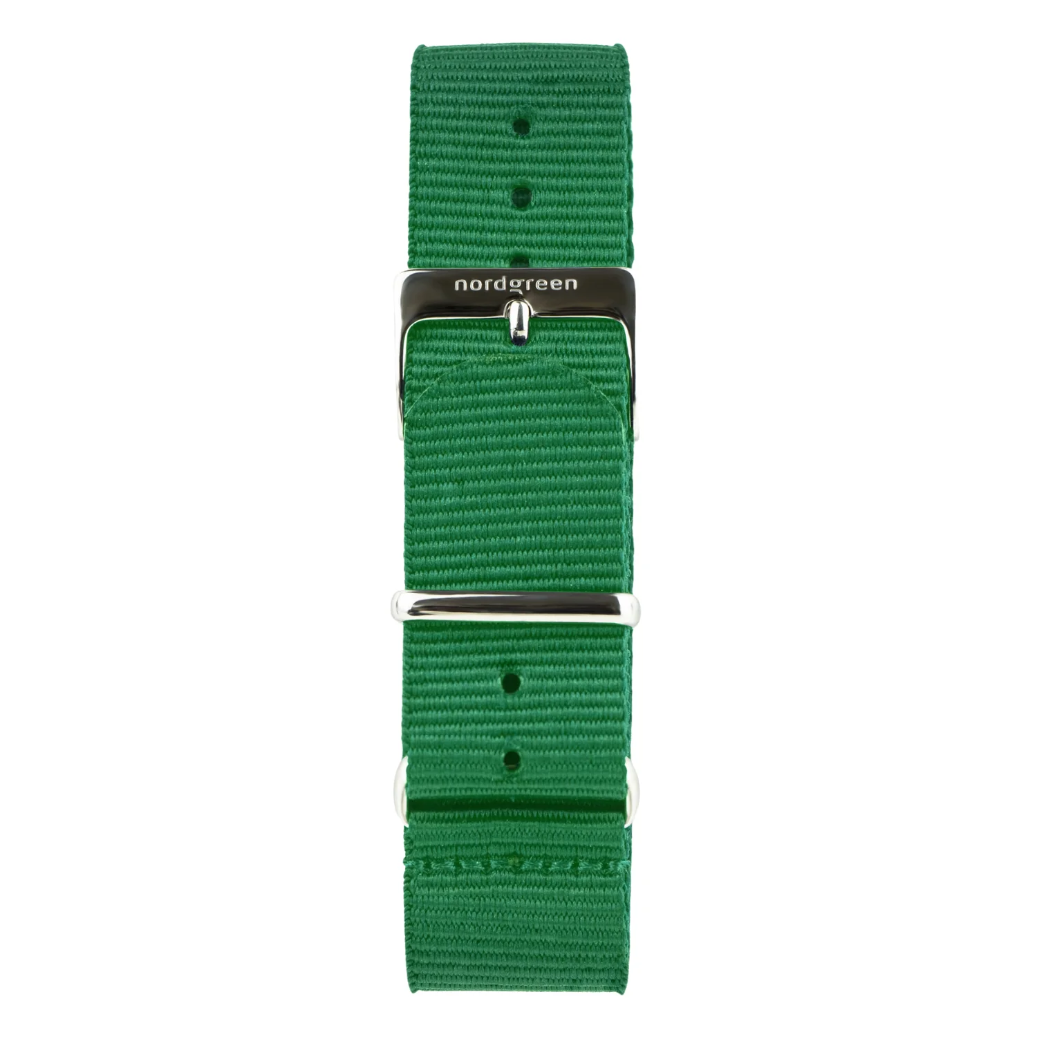 Nordgreen Native Green Nylon 36mm Silver Watch - Image 3