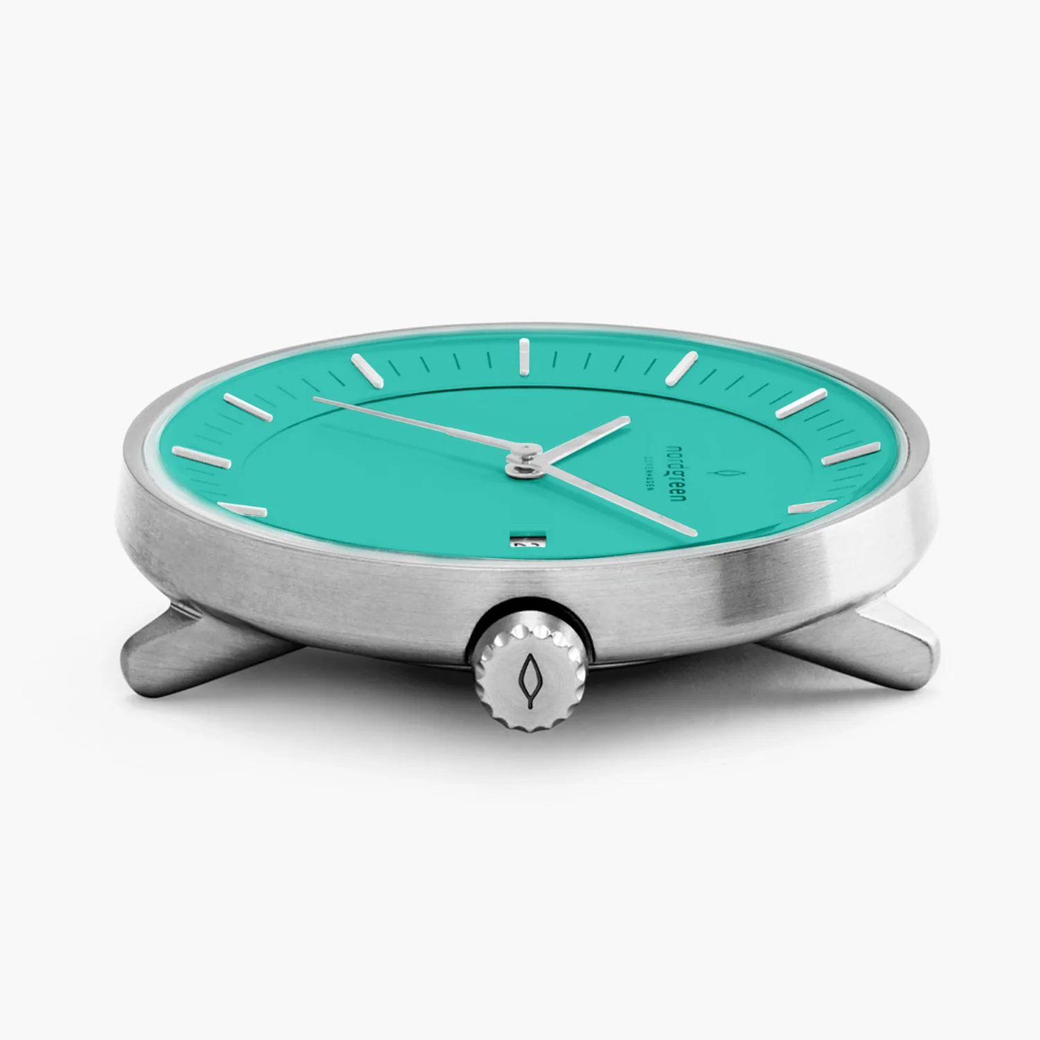 Nordgreen Philosopher 5-Link Strap 36mm Turquoise Dial Watch - Image 3